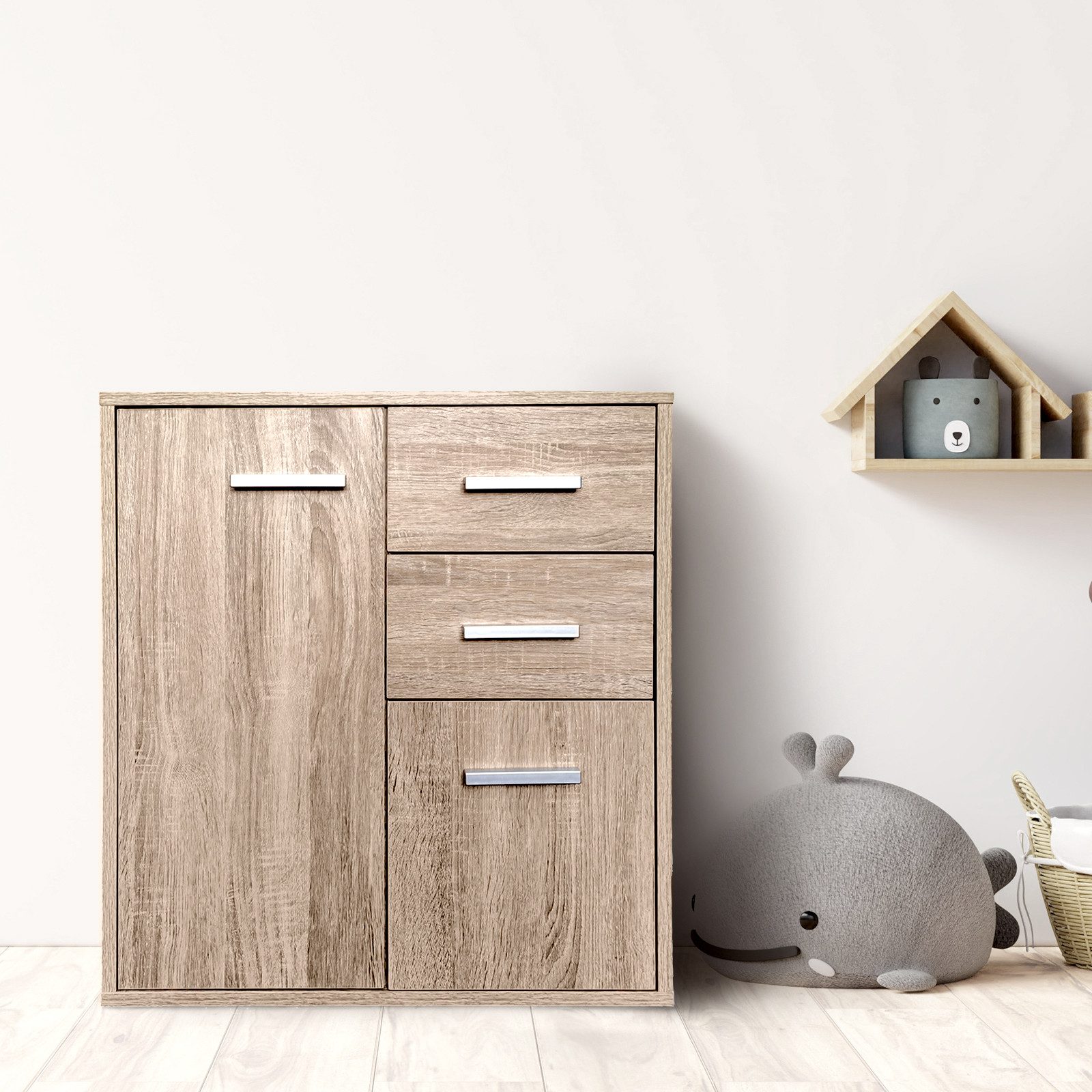 HTI-Living Sideboard Kommode mit 2 Schubladen günstig online kaufen