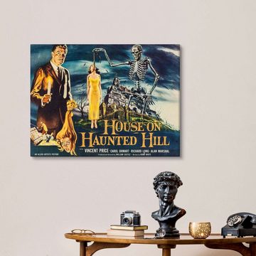 Posterlounge Leinwandbild Vintage Entertainment Collection, Das Haus auf dem Geisterhügel (Englisch)