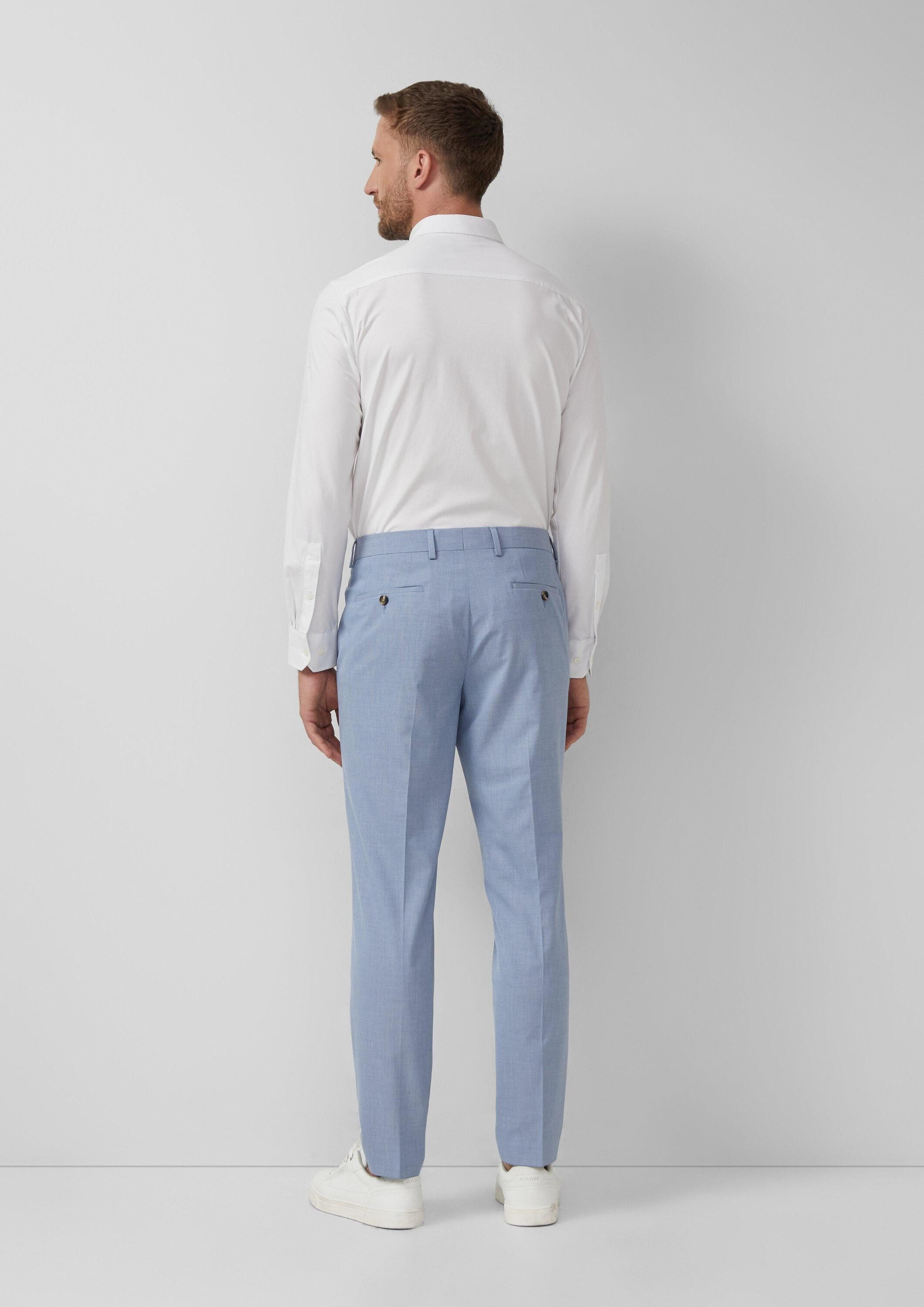 s.Oliver Chinos Hose S.OPURE s.O PURE: Anzughose mit feiner Webstruktur