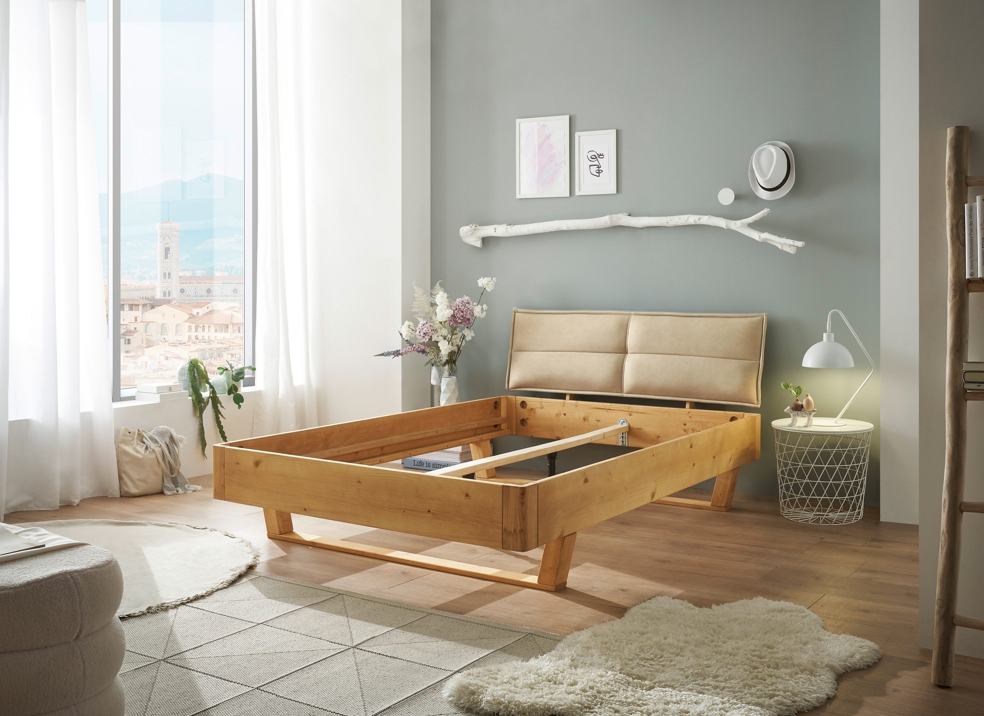 Schlafkontor Bett 185 x 89 x 219 cm (B/H/T)