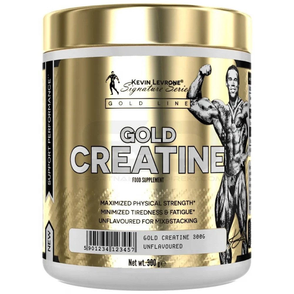 Kevin Levrone Kevin Levrone GOLD CREATINE Monohydrat (300g), Pre Workout Pulver, 1 er Dose à 1,00 St., 300 g, Enthält Vitamin B6