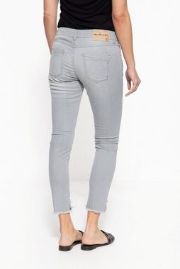 ATT Jeans Slim-fit-Jeans Leoni mit Fransen am Saum