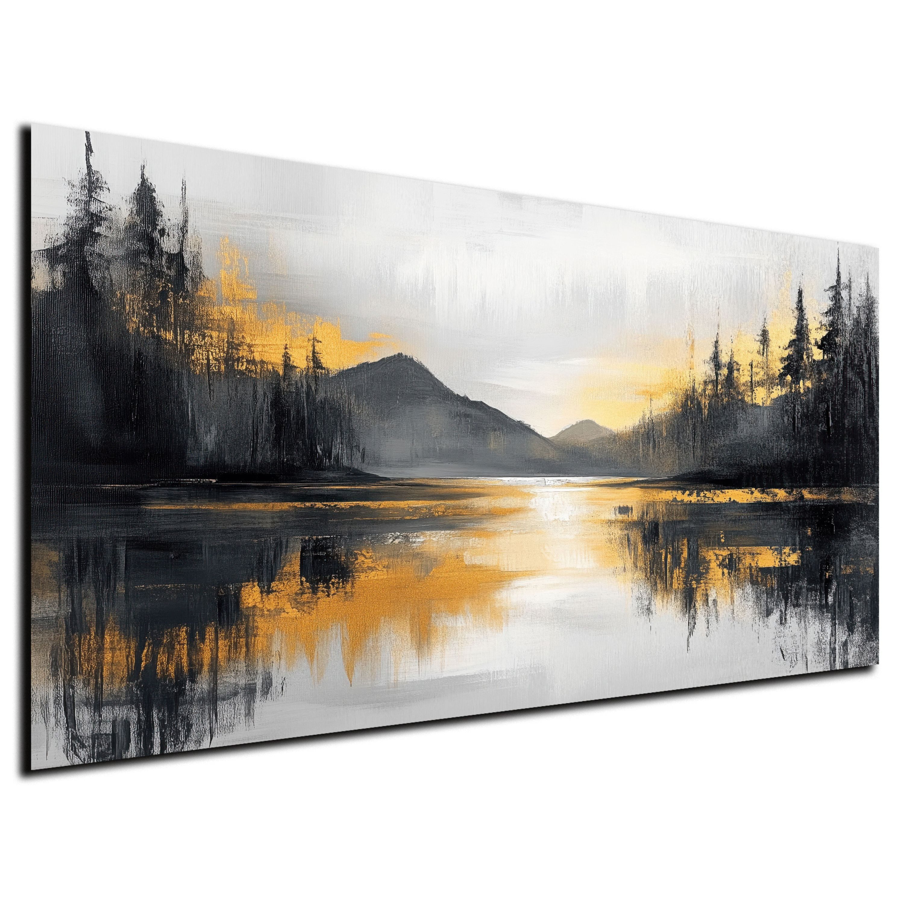 DARO Design Leinwandbild Modern Abstrakt Wandbilder XXL Wandbild Wand Deko günstig online kaufen