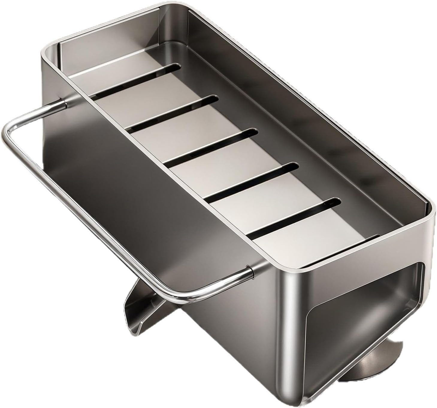 wohnTRAUM24 Küchenorganizer-Set Küchen Spülbecken Organizer, Sink Caddy Organizer, Schwammhalter, (Spülmittelhalter Küche, Abtropfhalter Küche,Küchenutensilien Organizer), Küchenorganizer für Spülbecken, Schwammhalter, ohne Bohren