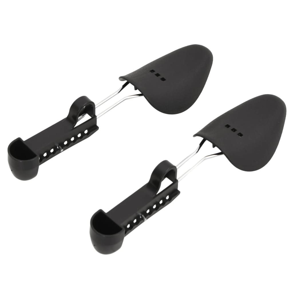 vidaXL Schuhspanner Schuhspanner 5 Paar Schwarz EU 35-38 Kunststoff