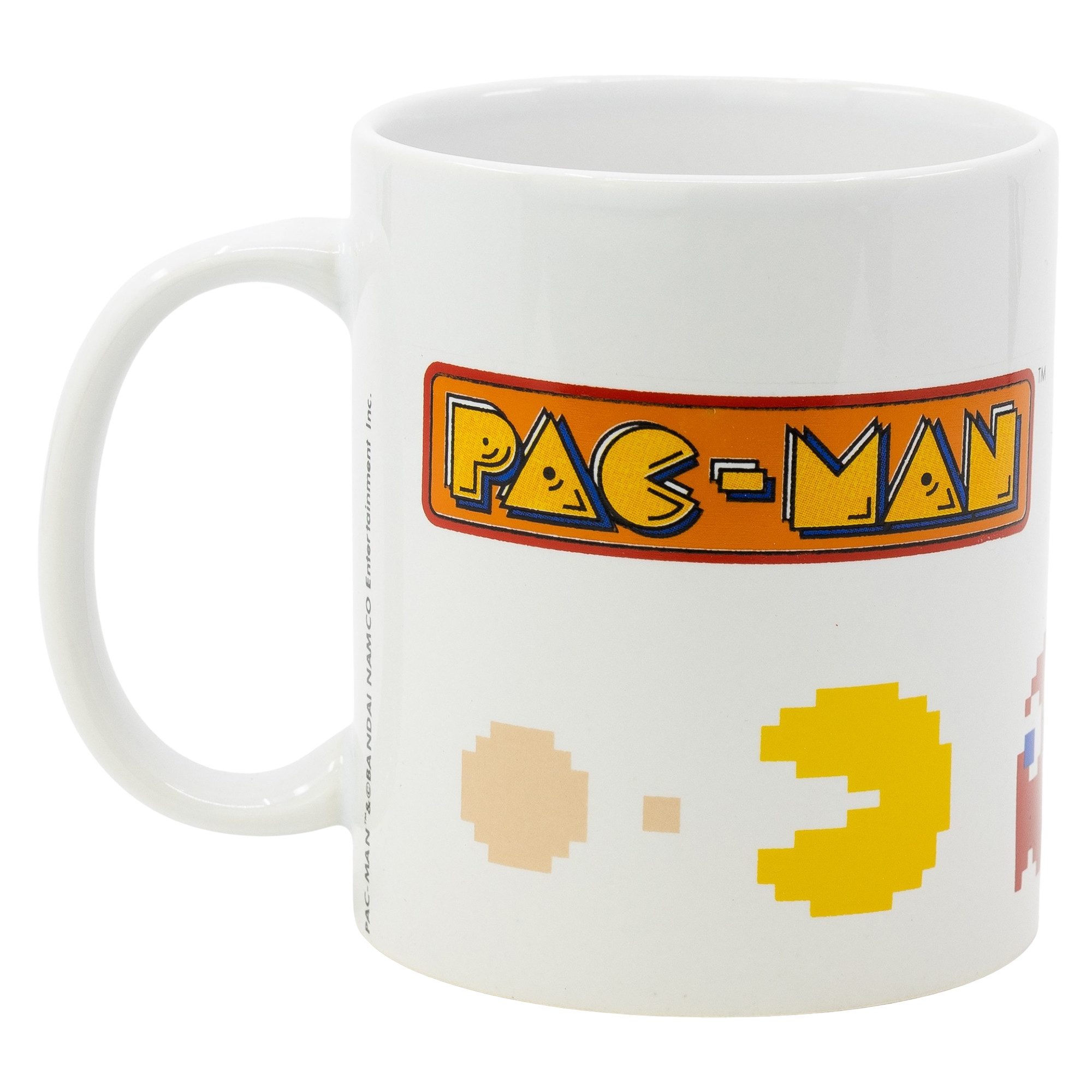 Pac-Man Tasse Gamer PAC-MAN Teetasse Tasse Kaffeetasse Geschenkidee 325 ml, Keramik