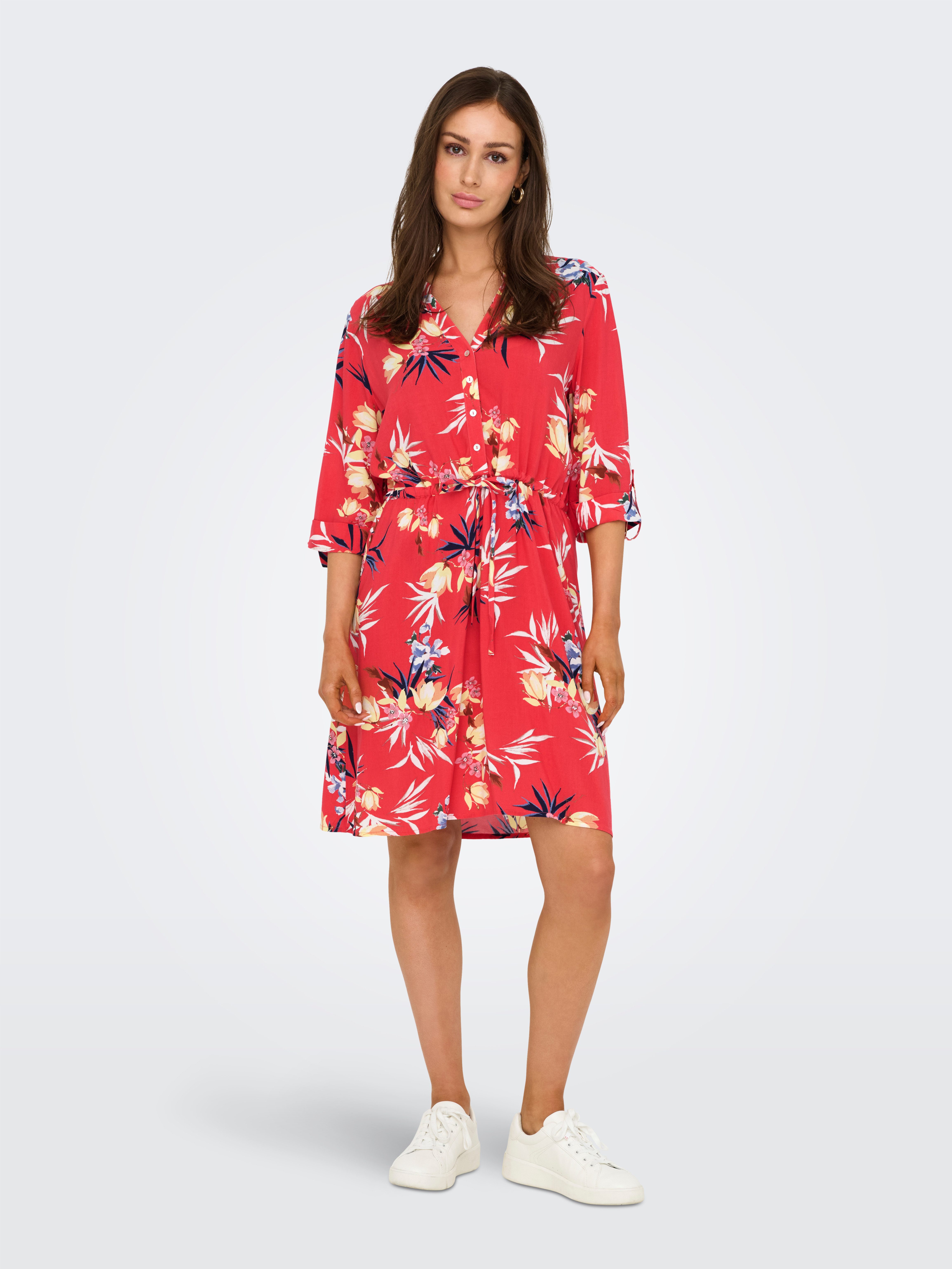 ONLY Tunikakleid ONLCORA 3/4 V-NECK TUNIC günstig online kaufen