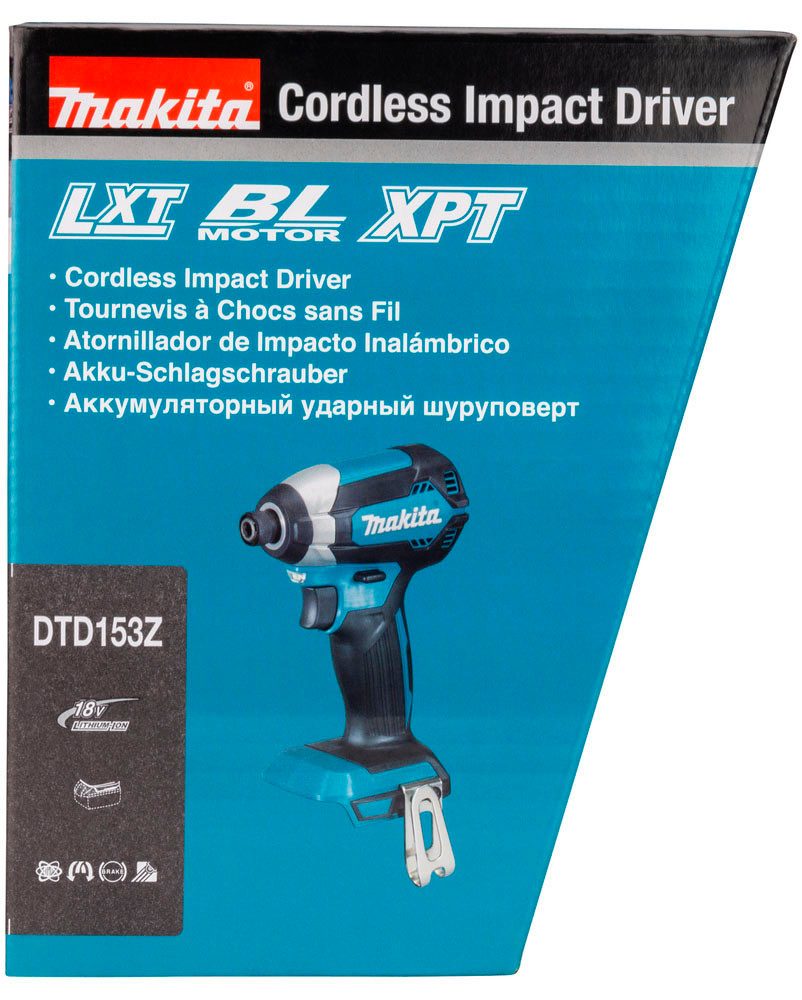 Makita Akku-Schlagschrauber DTD153Z, 3400 U/min, 170 Nm, ohne Akku und Ladegerät – Bild 3 von 5