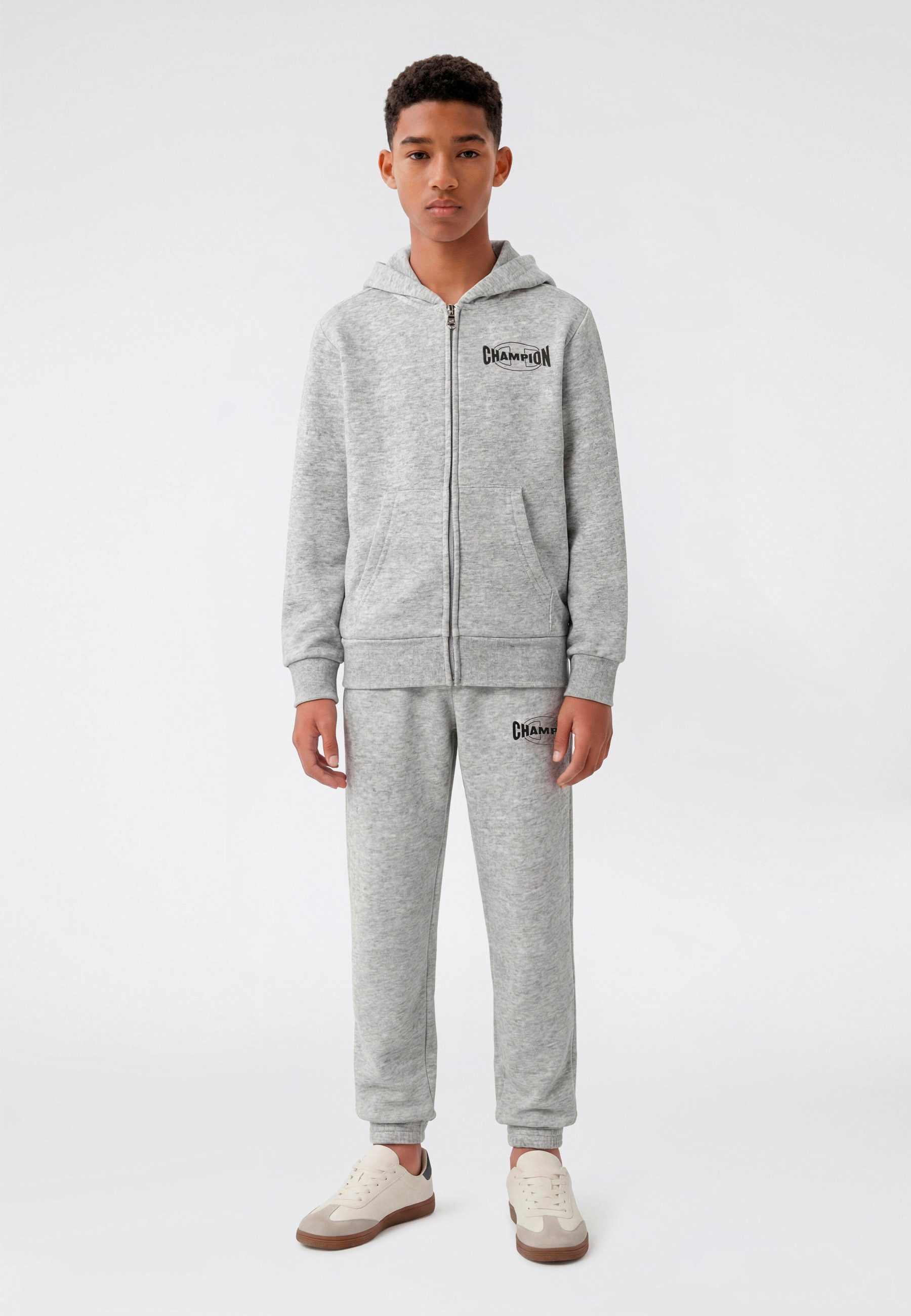 Champion Kapuzensweatjacke SPORTWEAR ZIP-UP HOODIE Standard Fit für Kinder und Jugendliche, mit sportlichem Charakter, Standard Fit