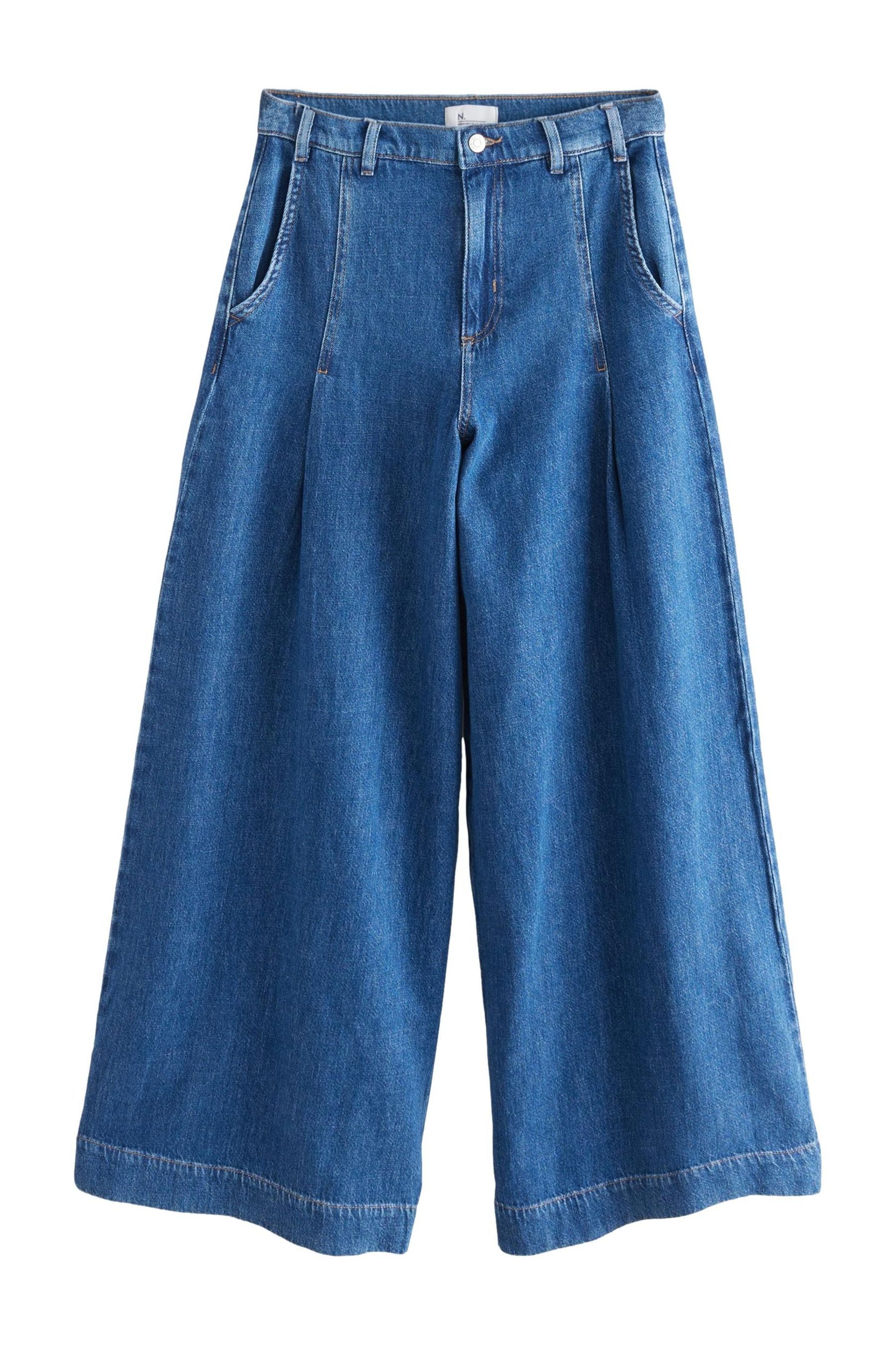 Next Weite Jeans Premium Weite Palazzo-Jeans günstig online kaufen
