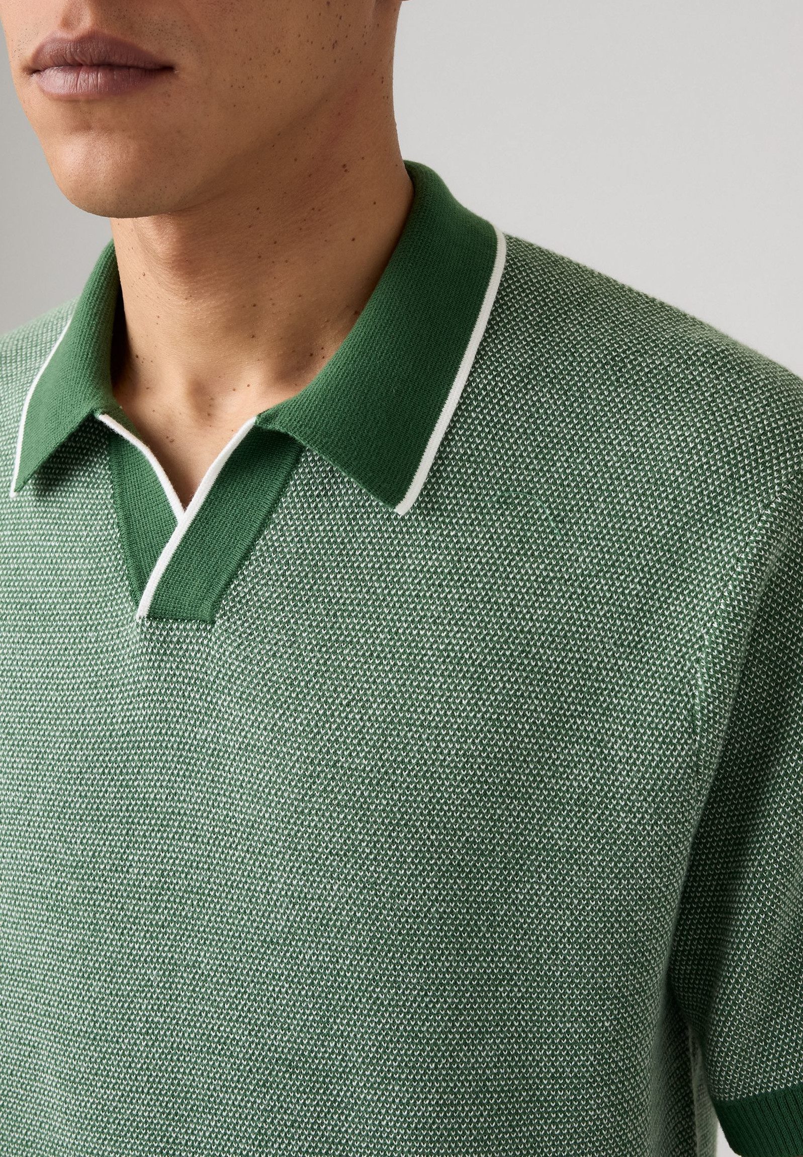 Levi's® Poloshirt LV POLO SKIPPER KNIT MULTI-COLOR Kragen ohne Verschluss