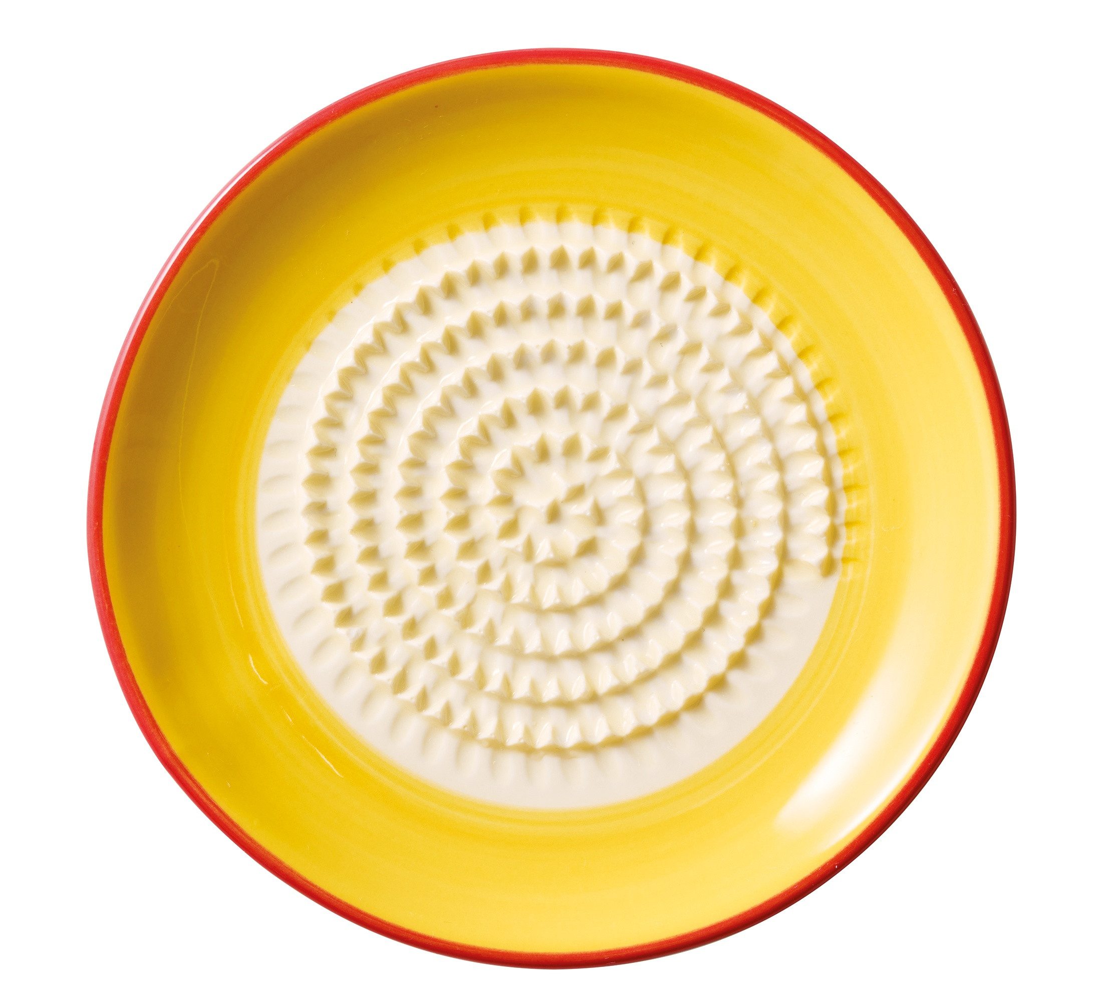 Cilio Küchenreibe Tellerreibe Keramikreibe Knoblauchreibe Gewürz Reibe Cilio SOLE 108415, Material: Porzellan