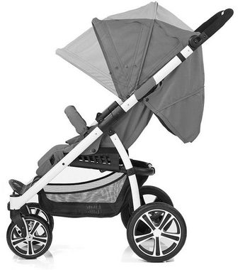 Gesslein Kombi-Kinderwagen S4 Air+, Eloxiert/Nautik & Babywanne C3 Nautik, ; Kinderwagen