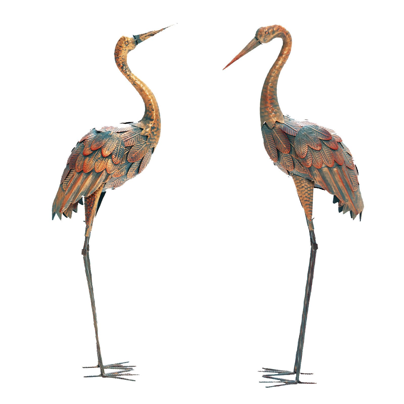 KOMFOTTEU Gartenfigur Gartendeko, (2er Set, 2 günstig online kaufen