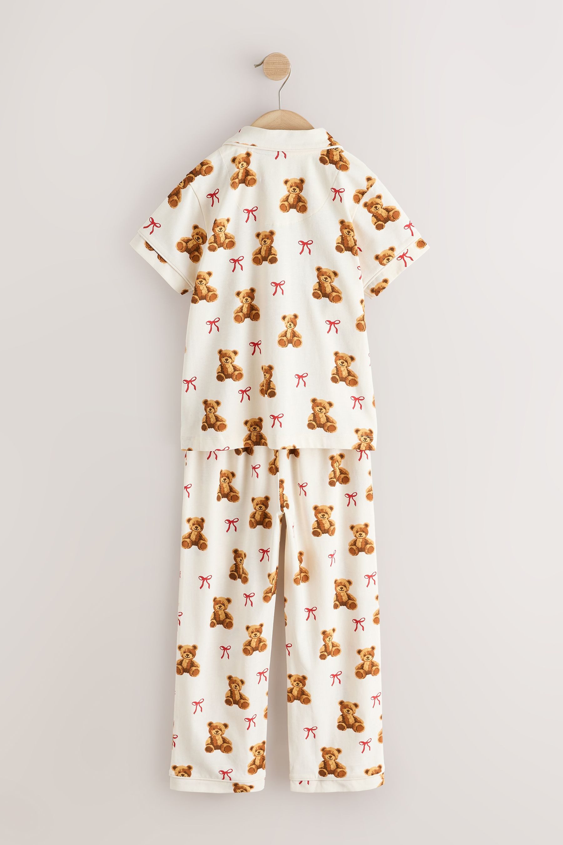 Next Pyjama Pyjama mit Knöpfen mit Bärenmotiv (2 tlg)
