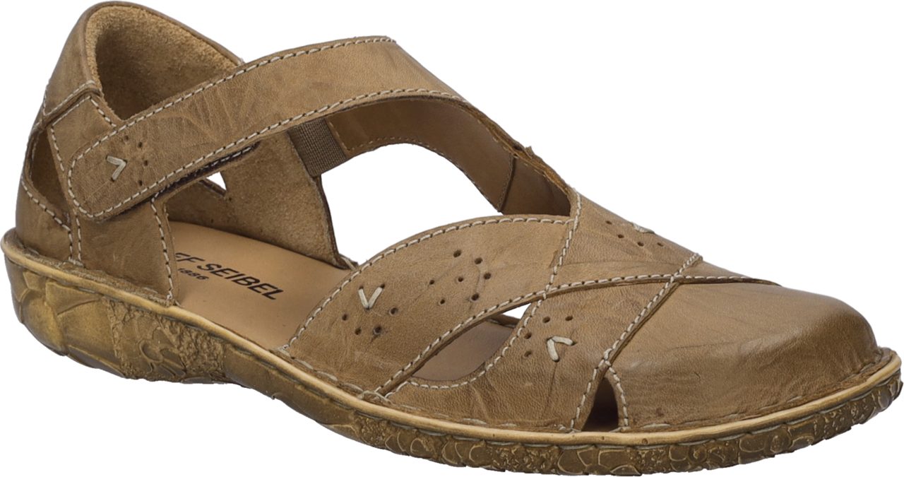 Josef Seibel Rosalie 03 Sandale Komfortschuh, Halbschuh mit Blumenprägung in der Laufsohle, G-Weite