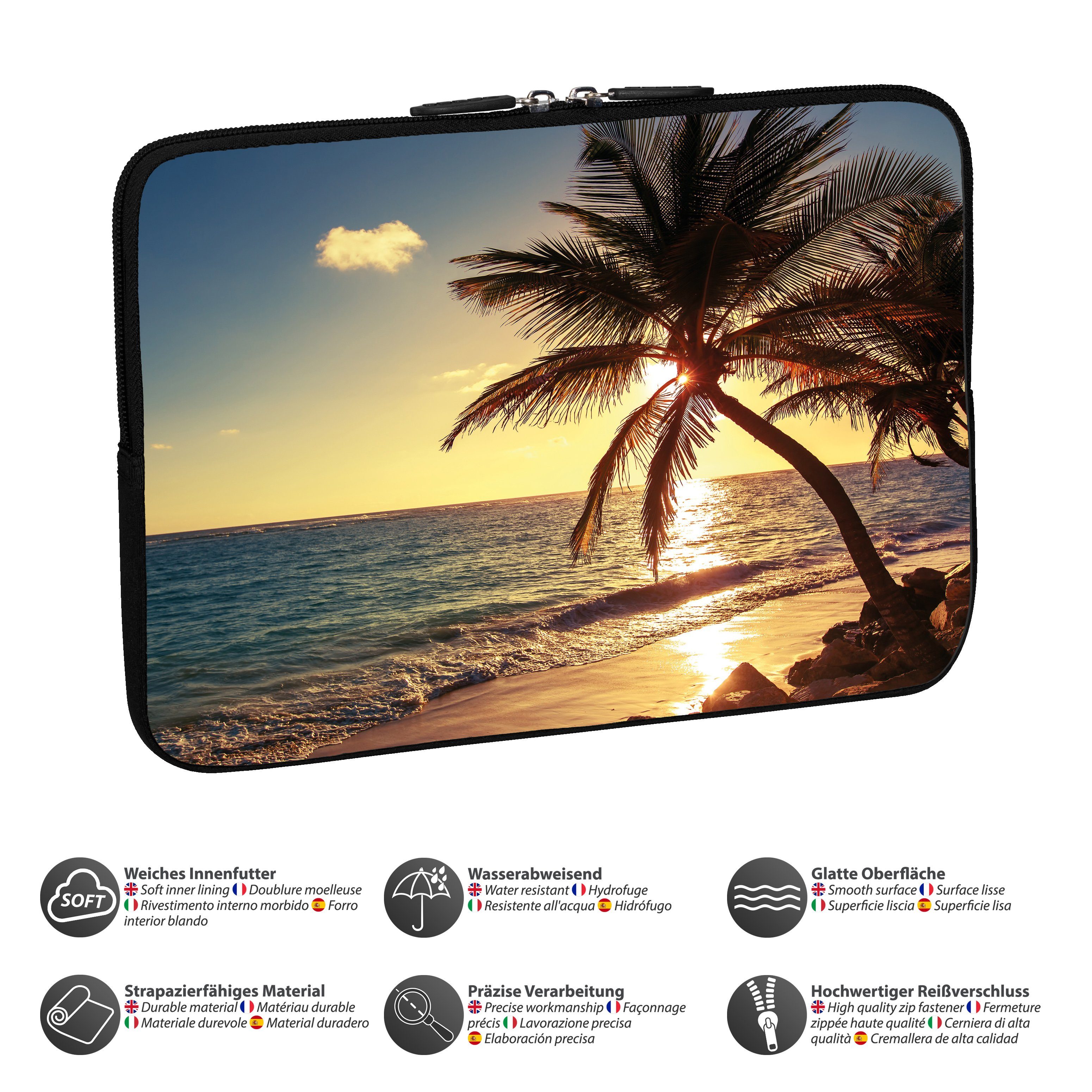 PEDEA Laptop-Hülle Design Schutzhülle mit Motiv, praktisch & kompakte Design Schutztasche mit Motiv – Bild 3 von 5