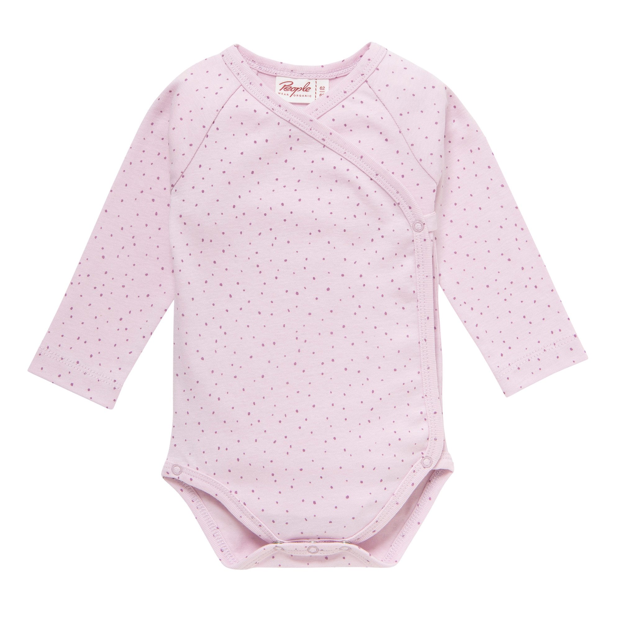 People Wear Organic Langarmwickelbody im 2er Pack aus Bio Baumwolle GOTS zertifiziert