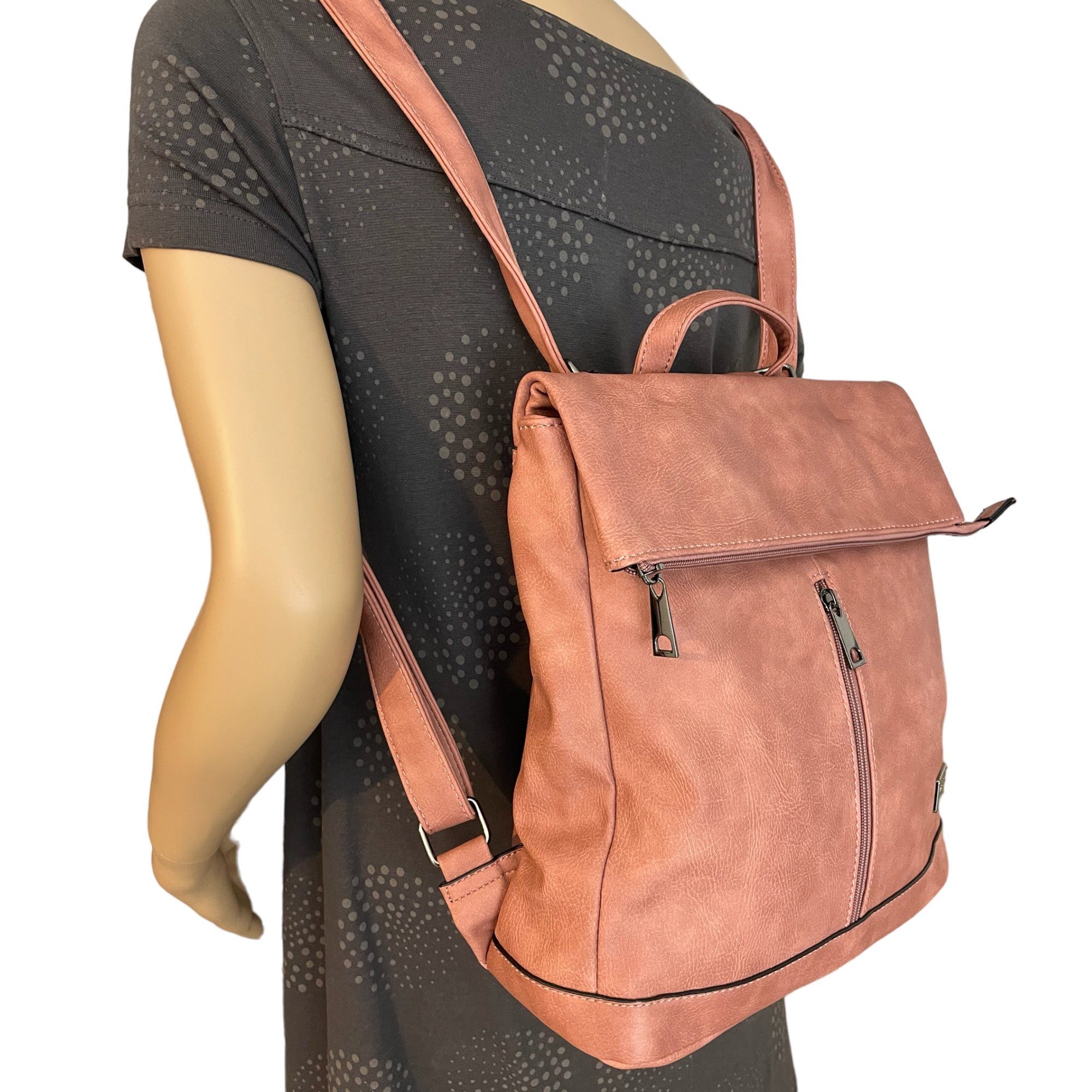 Taschen4life Rucksack 2in1 Rucksack & Umhängetasche günstig online kaufen