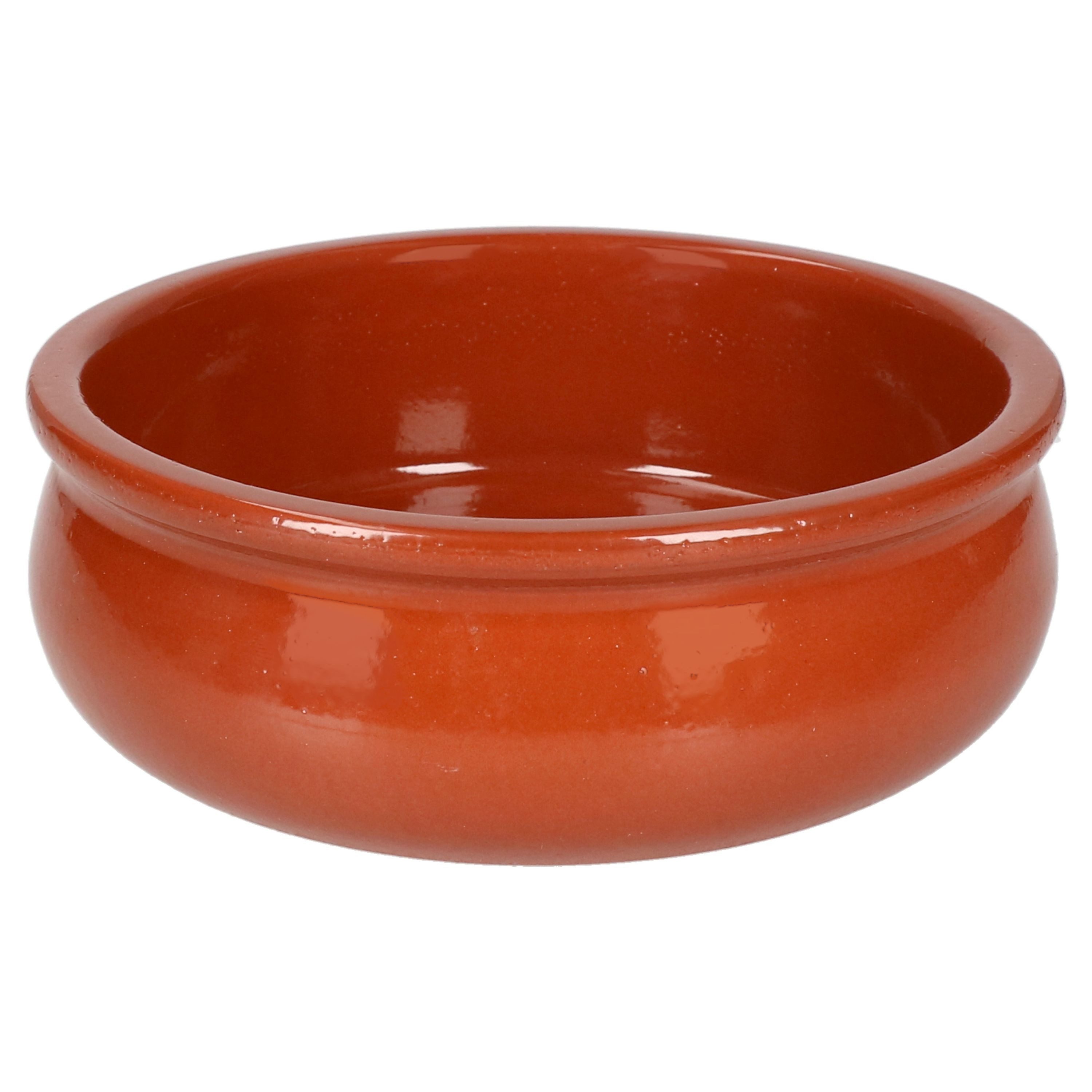 MamboCat Tapas-Schale 2x BERLIN Cazuela Schale bauchig Ø15,7cm Tonware Gr. M mediterran, Ton – Bild 5 von 5