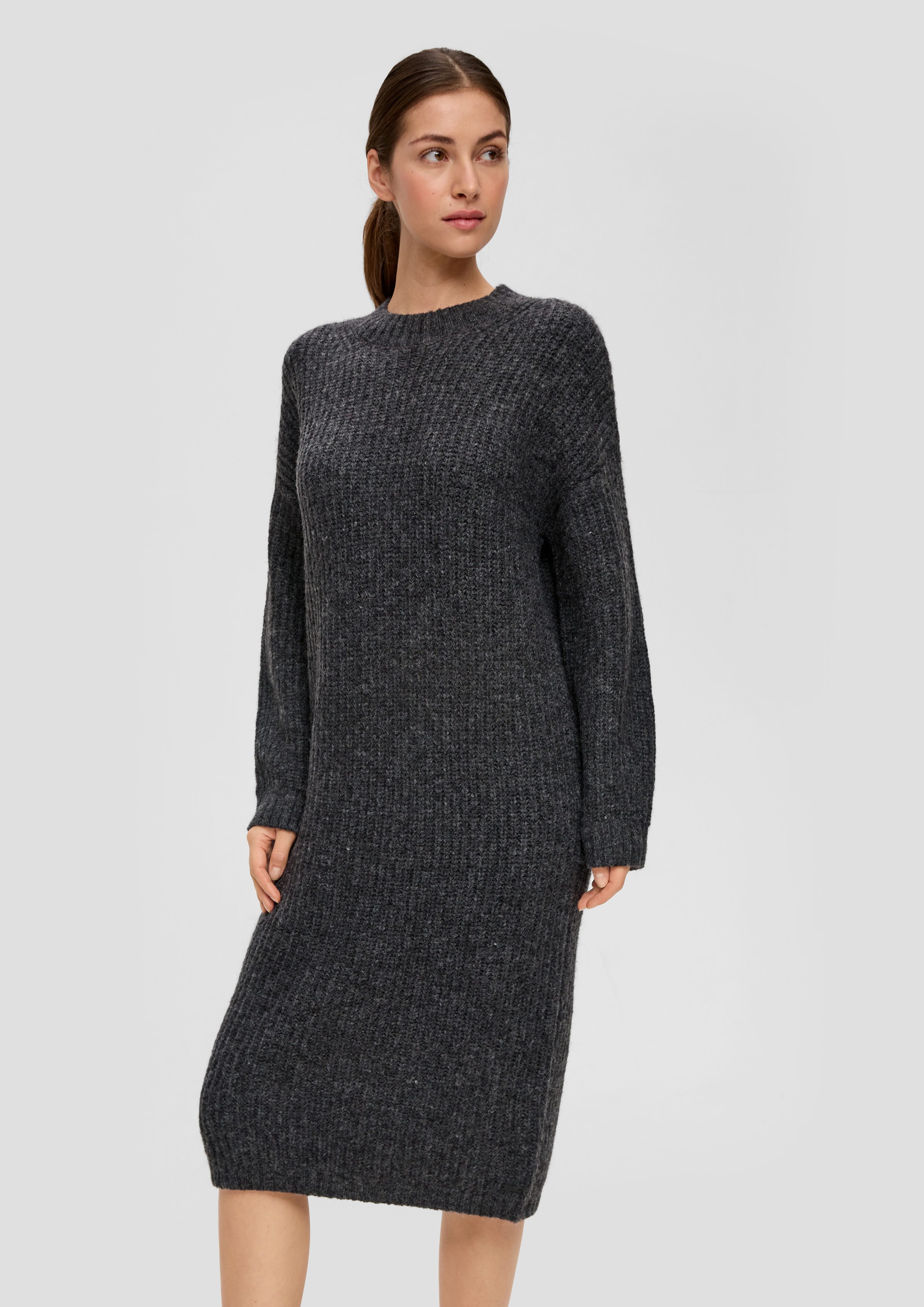 Minikleid Midi-Kleid aus Strick