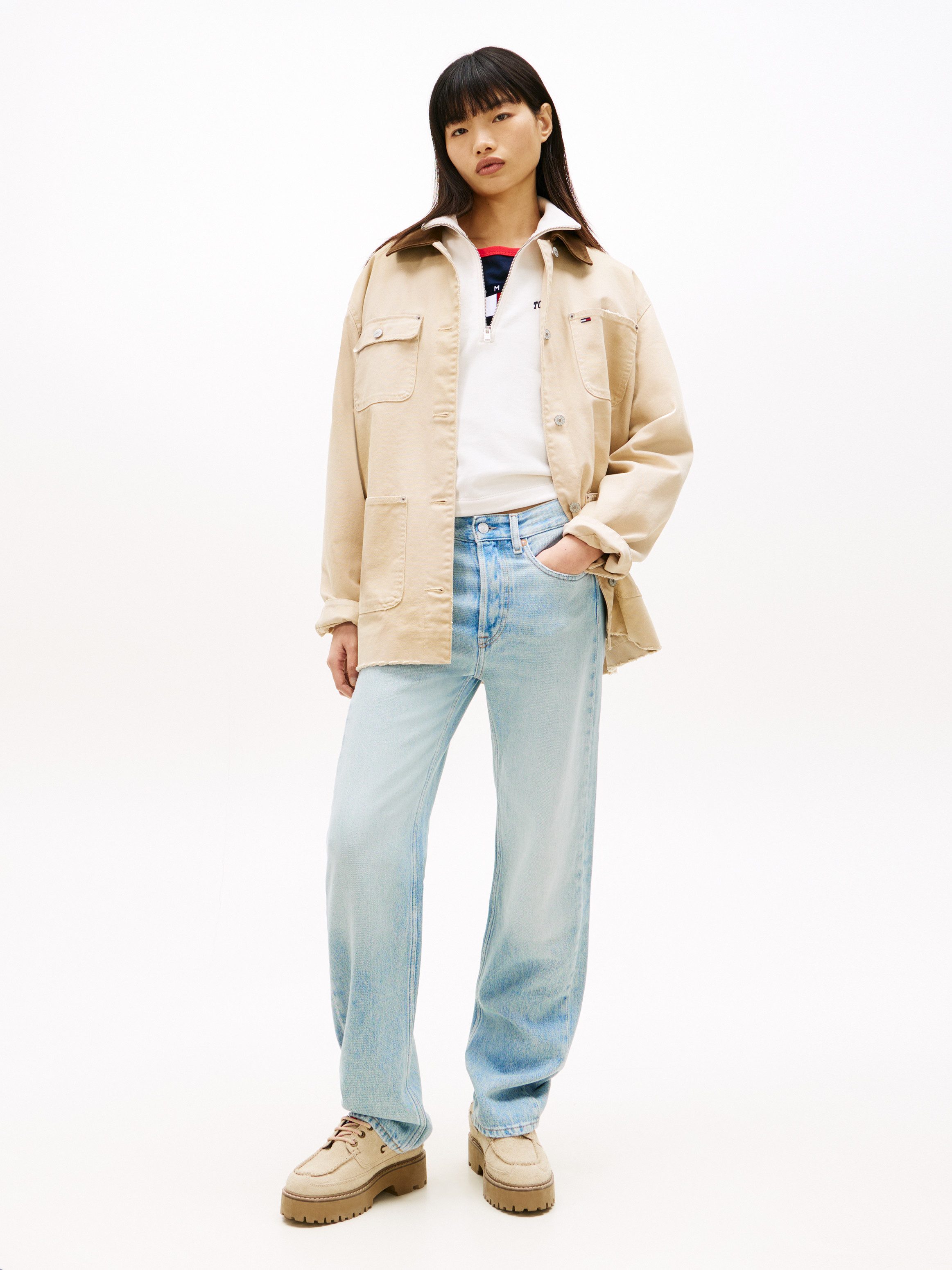 Tommy Jeans Straight-Jeans MID RISE STRAIGHT BJ2013 im 5-Pocket-Stil