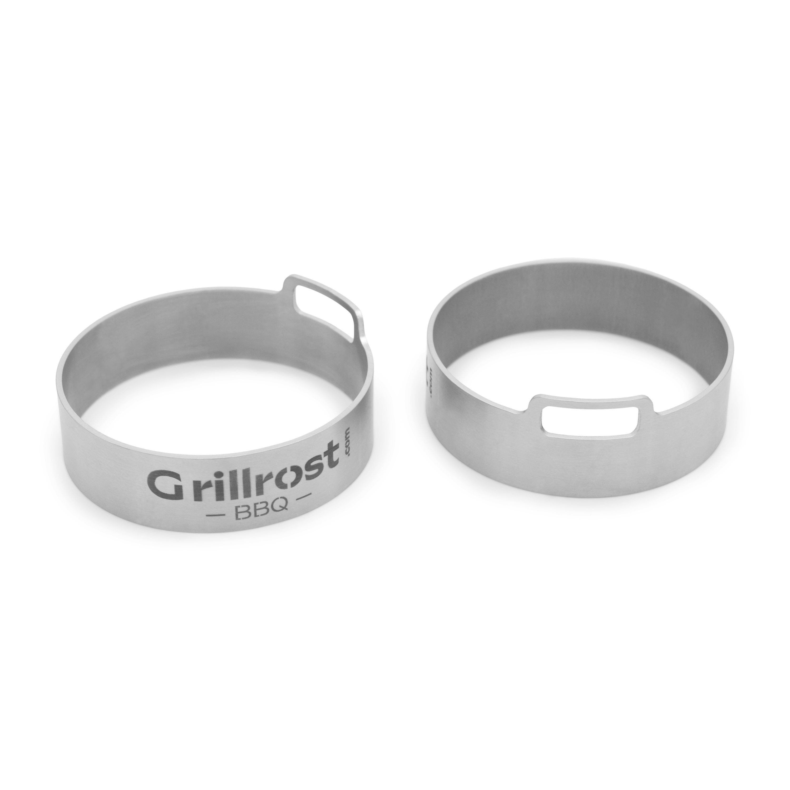 Grillrost.com BBQ Grillrost BBQ Burgerringe 2er Set, Made in Germany