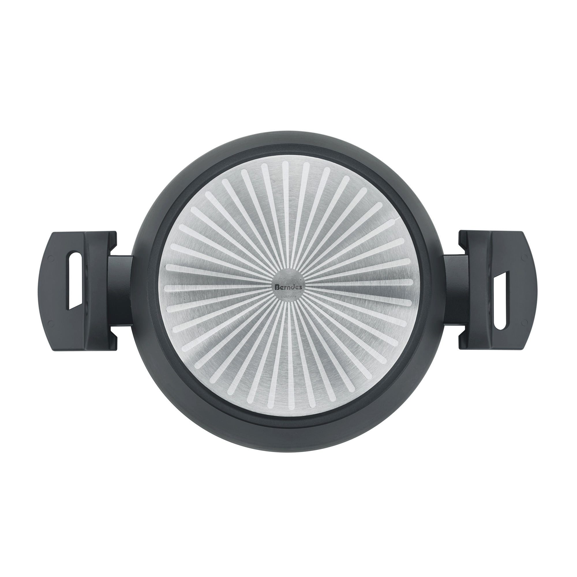 Berndes Servierpfanne mit Glasdeckel 28 cm, Aluminium, schwarz - Balance® Induction Enduro, Aluminium, schlaggeschmiedet