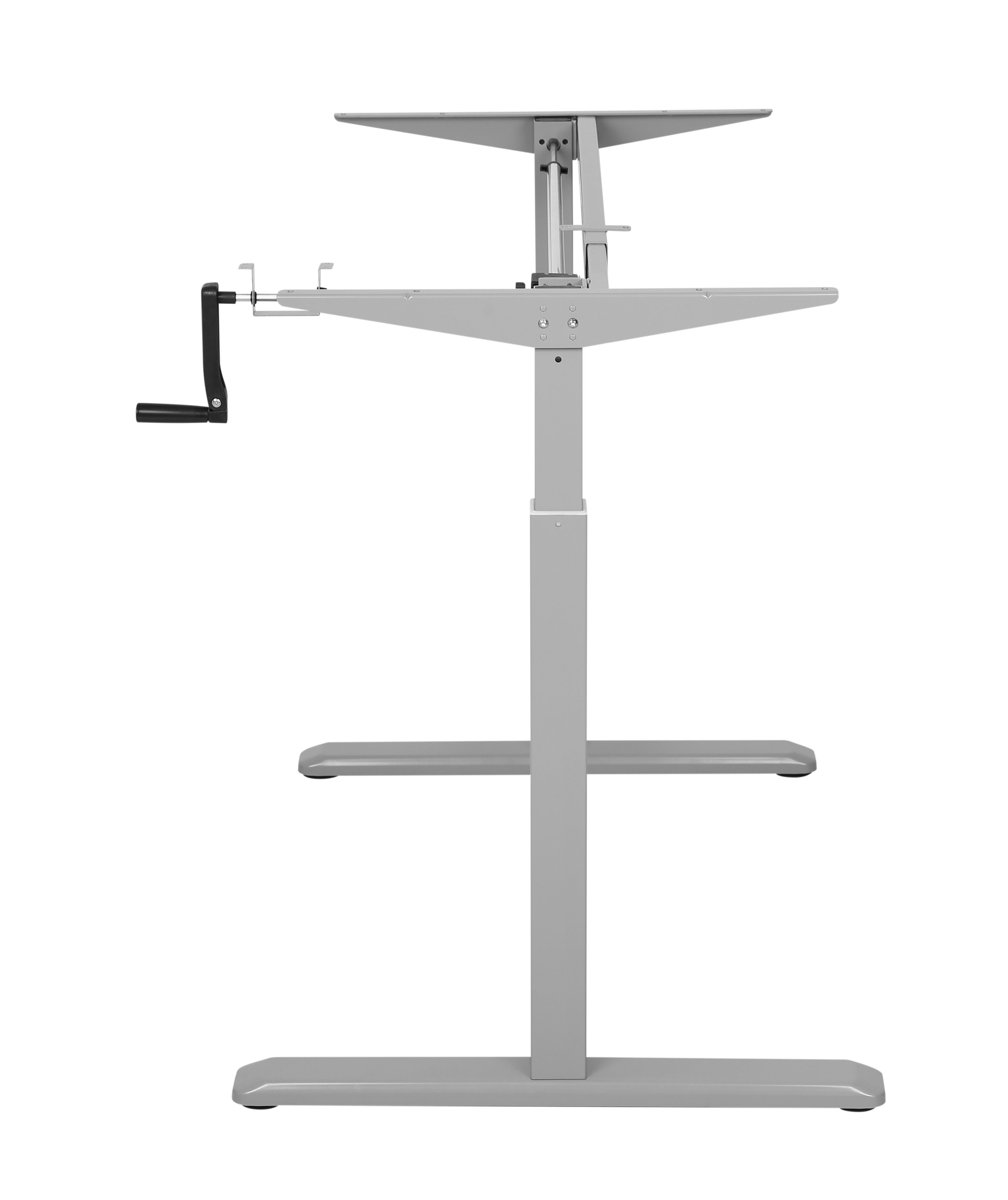 70kg, manuell Höhenverstellbar höhenverstellbares HALTERUNGSPROFI TS-M01 Schreibtischgestell G Schreibtisch 73-123 bis cm