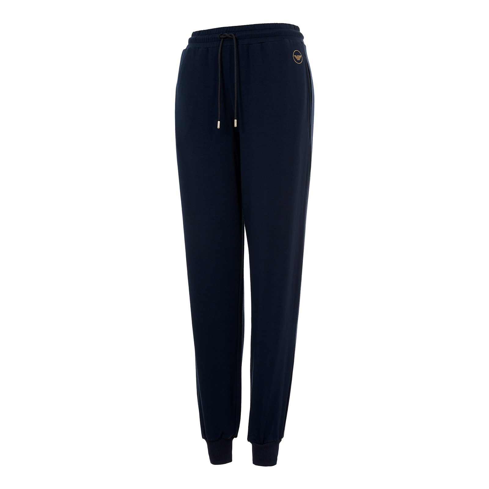 Emporio Armani Jogginghose Pants with Cuffs mit kleinem Logo am linken Bein günstig online kaufen