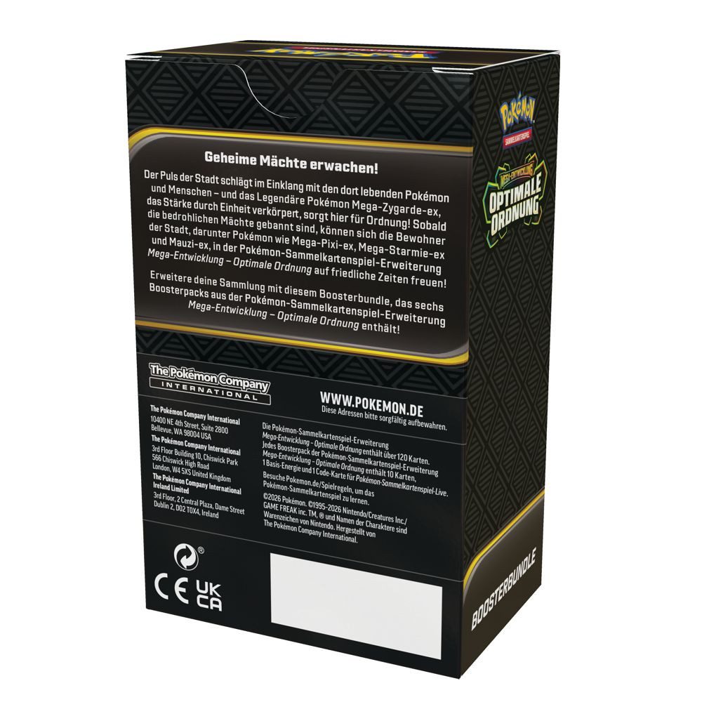 POKÉMON Sammelkarte Booster-Bundle Pokemon Sammel-Karten deutsch Optimale Ordnung