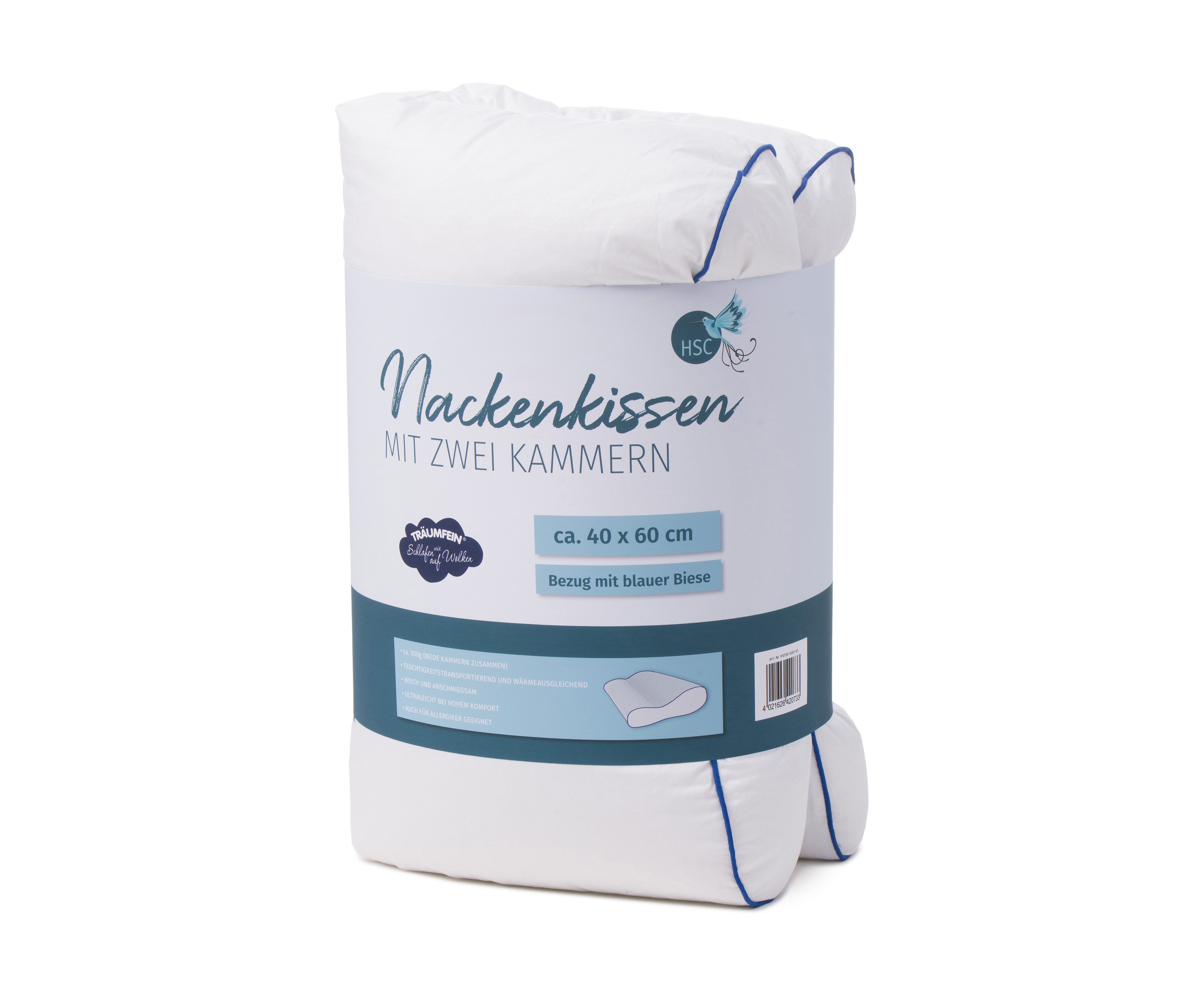 HSC Home-Style-Creation GmbH Nackenkissen mit zwei Kammern, Packung, 1-tlg. günstig online kaufen