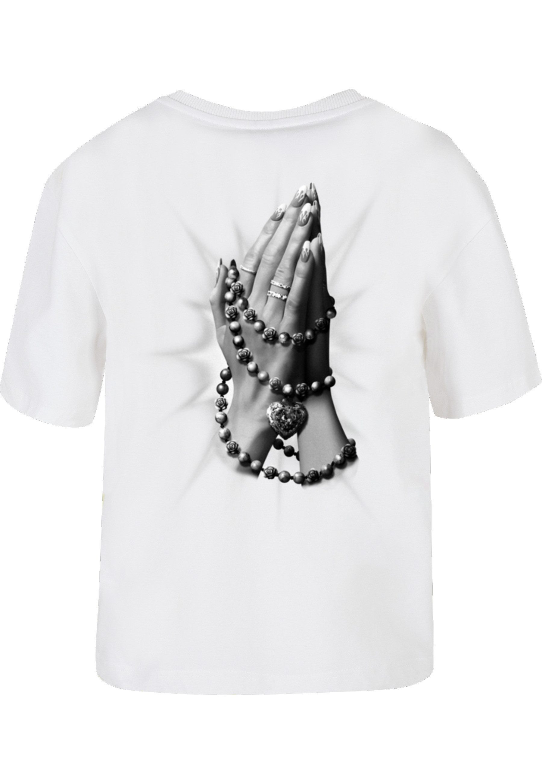 Miss Tee T-Shirt Miss Tee Damen Praying Hands Tee (1-tlg)