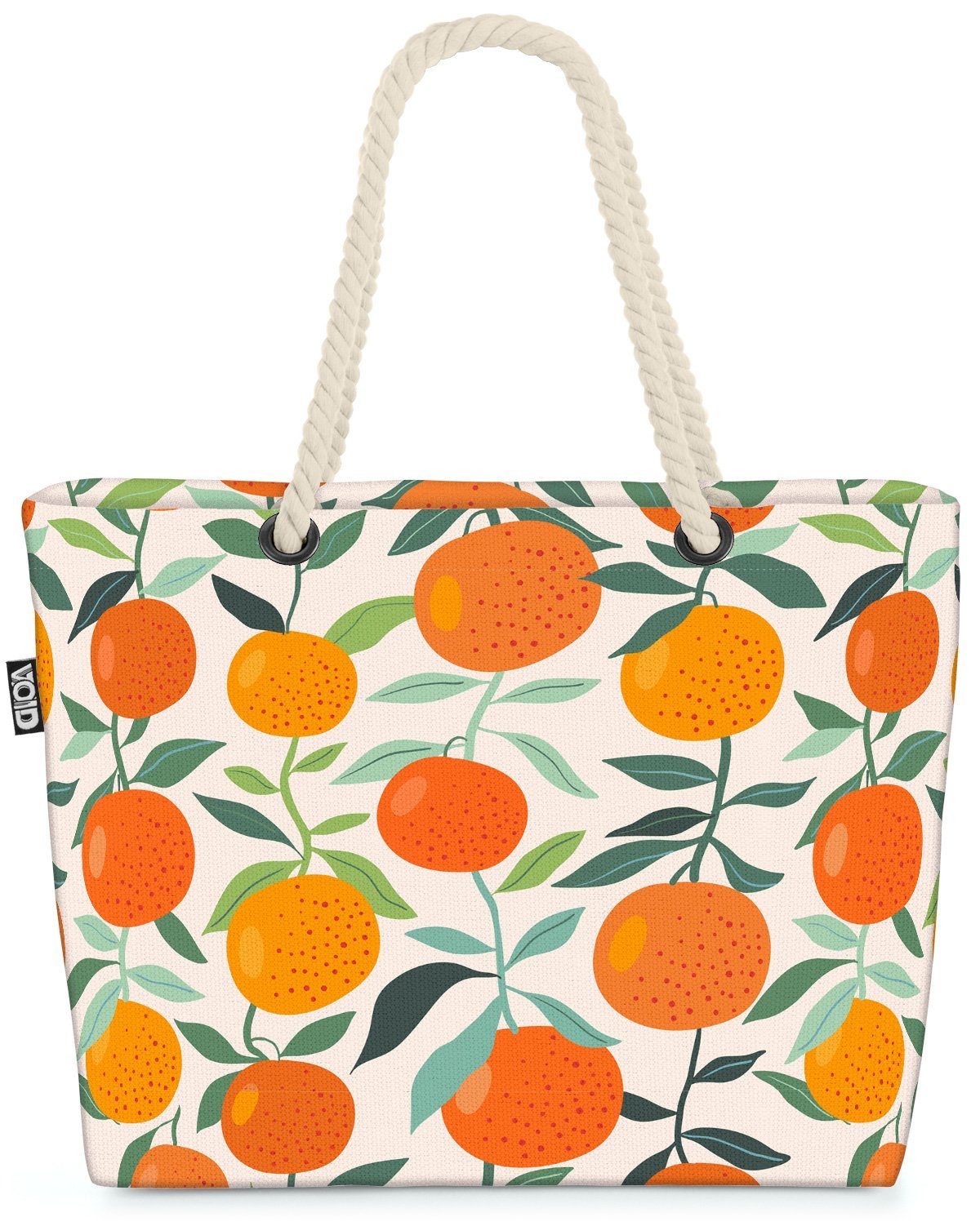 VOID Strandtasche (1-tlg), Orangen Orangenbaum Saft orangensaft orangen obst küche kochen kachel