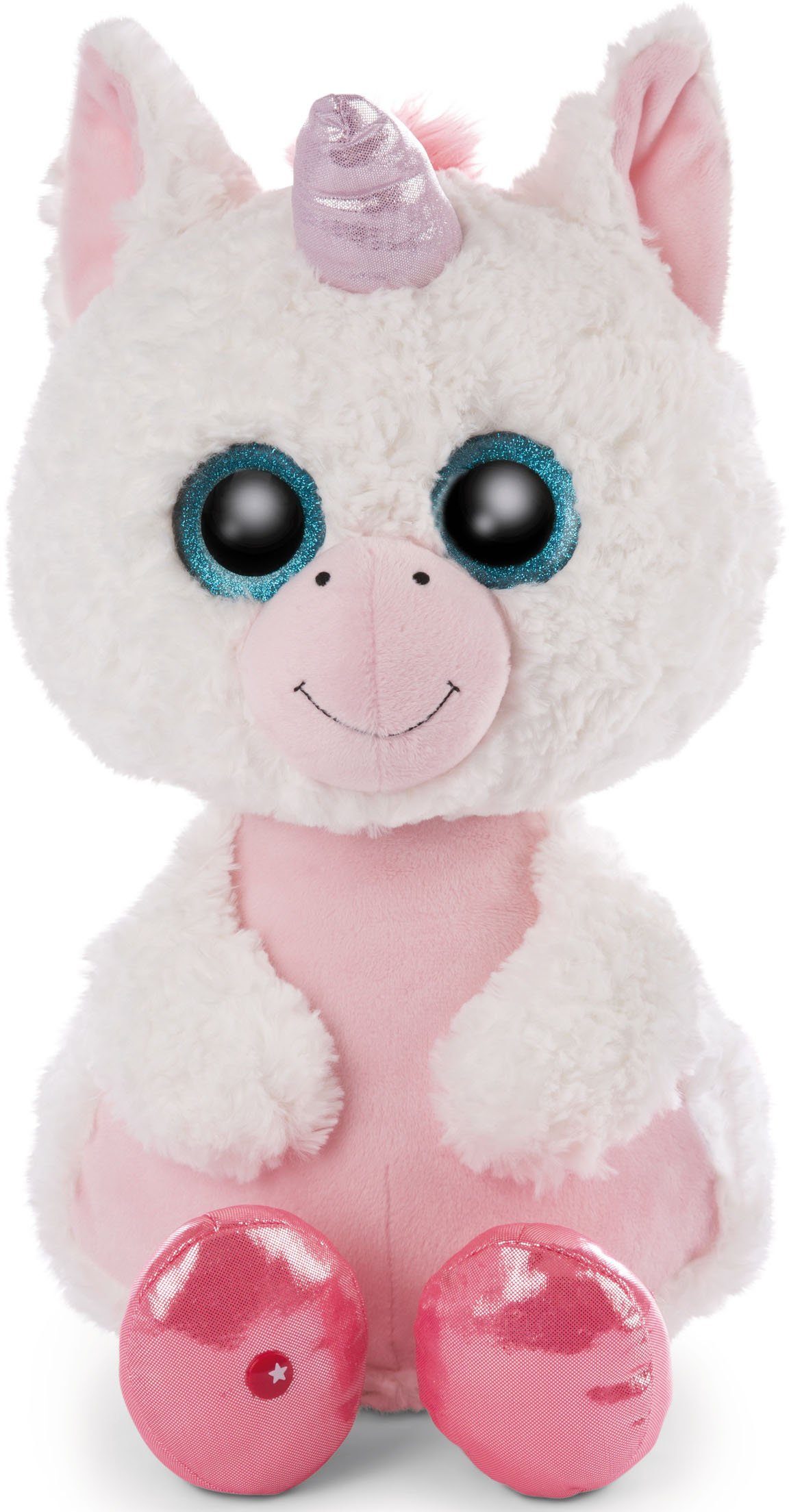 Nici Kuscheltier Glubschis, Einhorn Milky-Fee, 45 cm