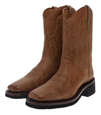 Sendra Boots TIARA 11615 Braun Cowboystiefel Rahmengenähte Westernreitstiefel