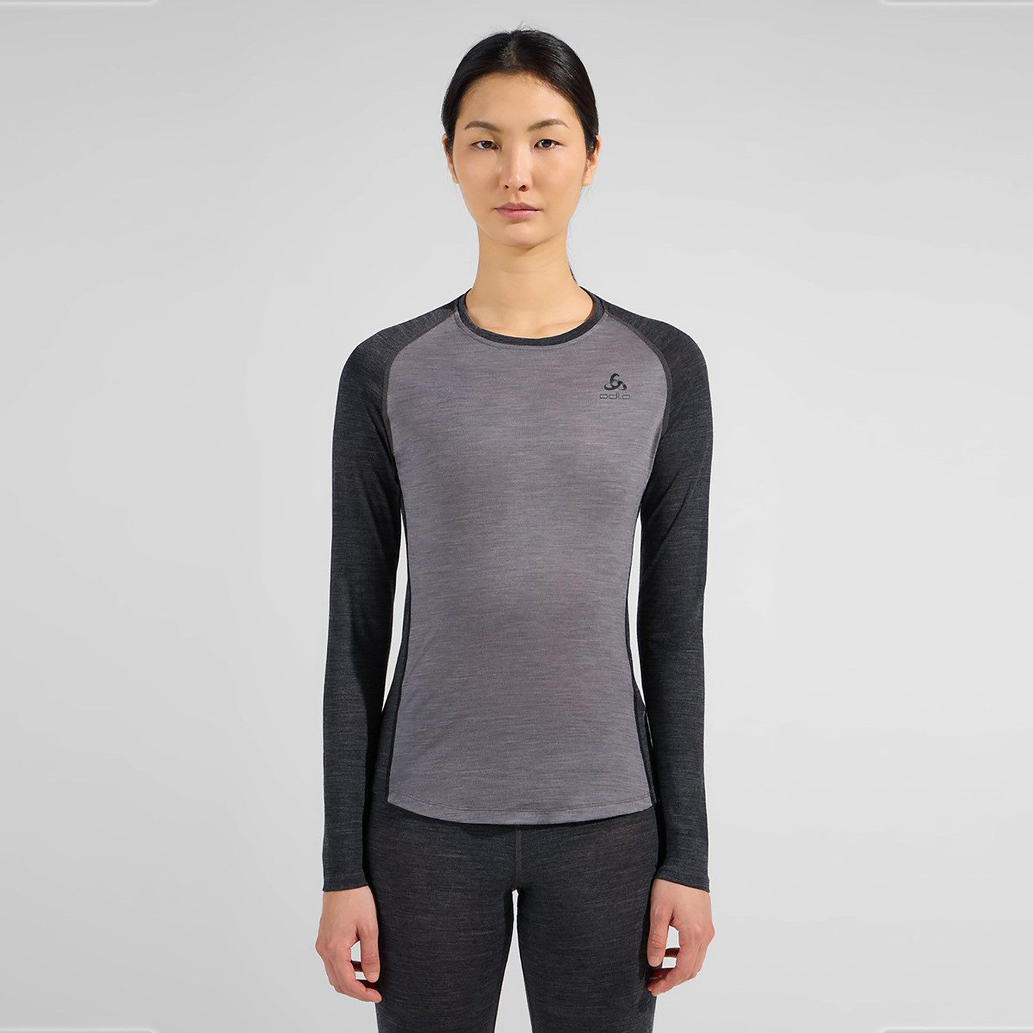 Odlo Langarmshirt Unterhemd BL TOP crew neck l/s NATURAL P