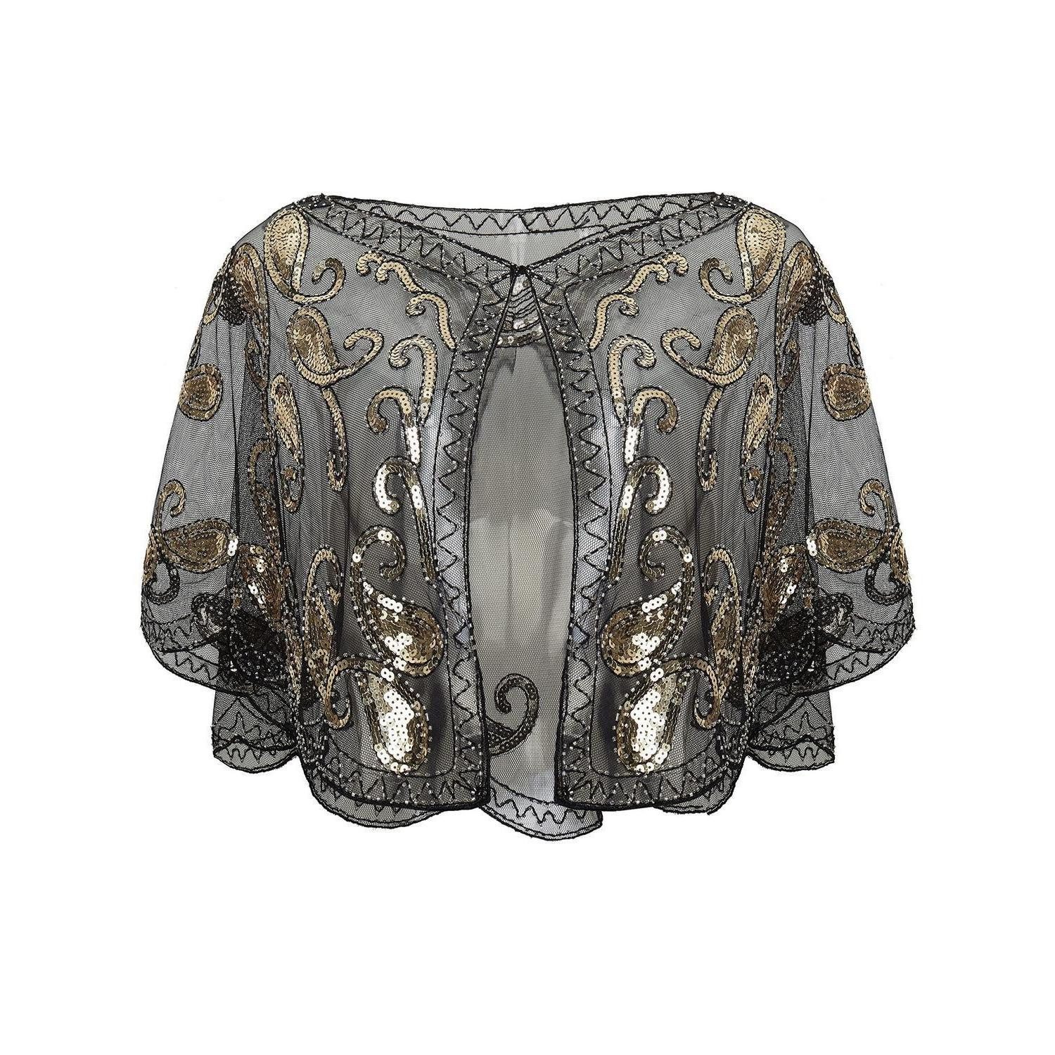 LuxusKollektion Modeschal Retro Schal 1920er Gatsby Party, (1-St)