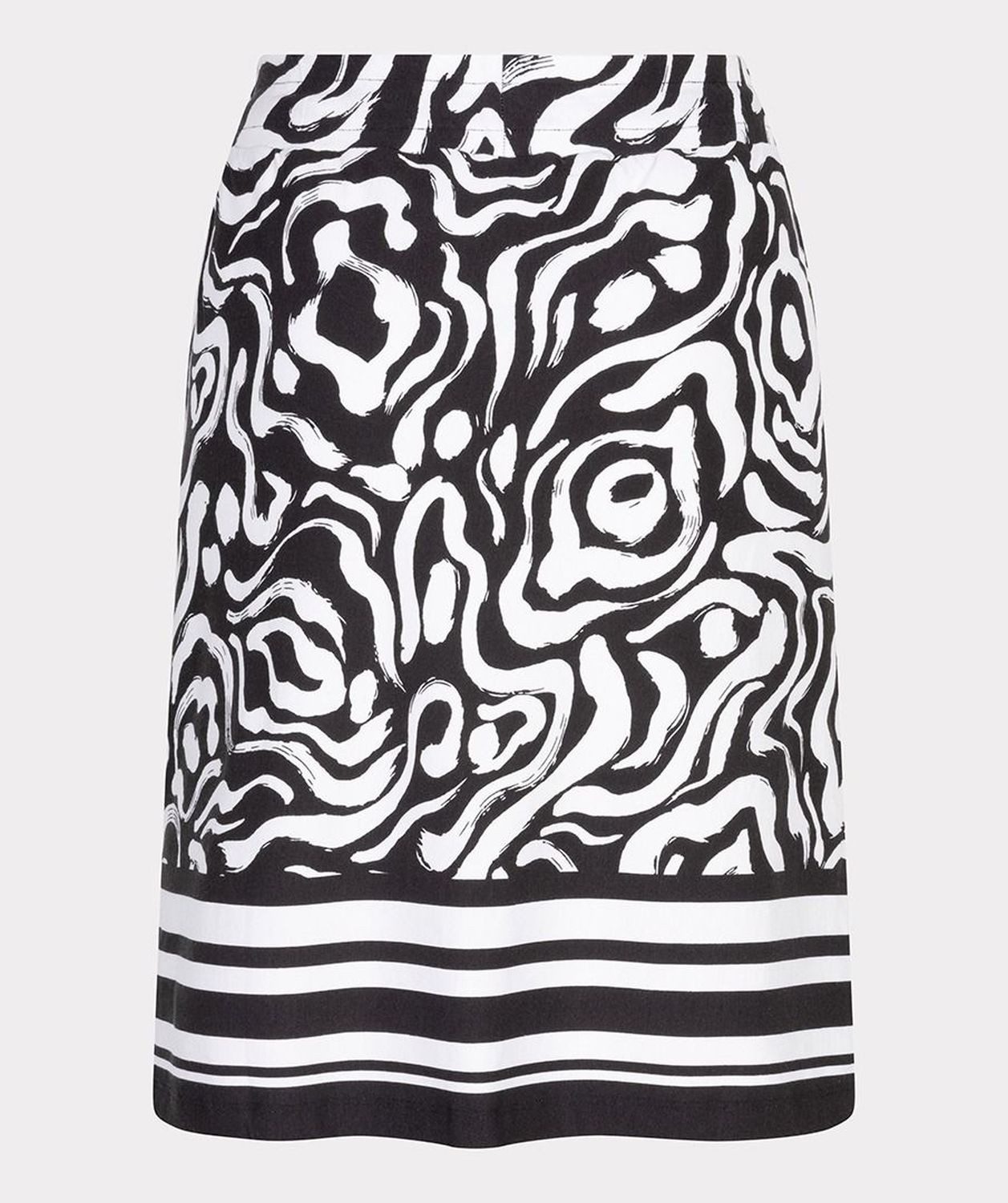 Esqualo Sommerrock Esqualo Rock Knielang Schwarz/Weiß günstig online kaufen