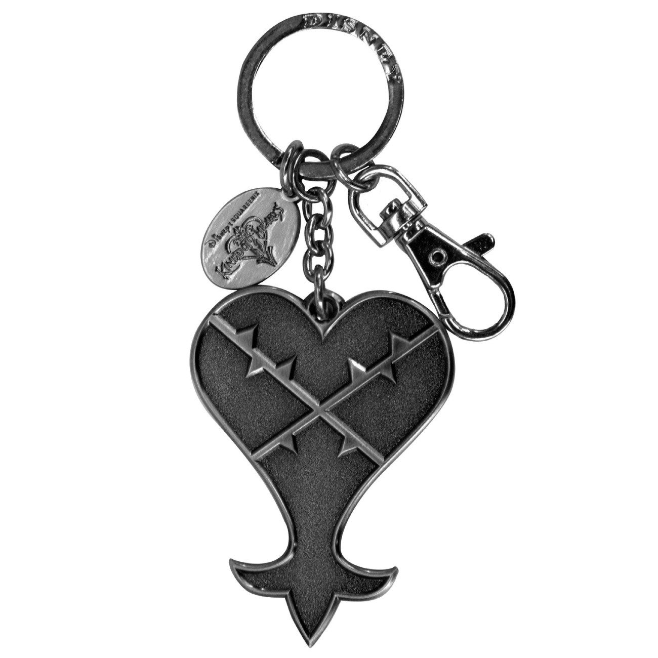 Monogram International Schlüsselanhänger Kingdom Hearts Metall-Schlüsselanhänger Heartless Logo