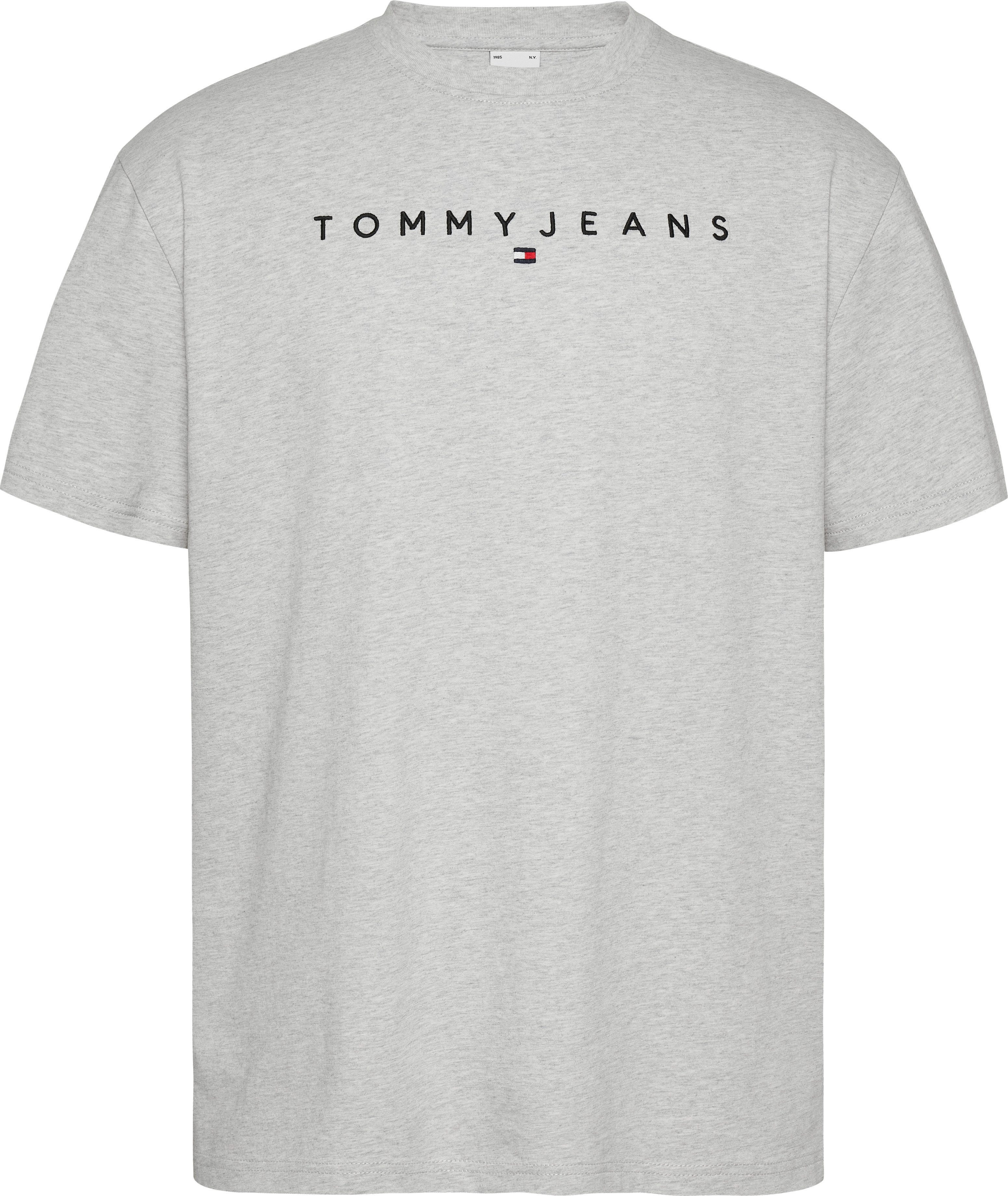 Tommy Jeans T-Shirt TJM REG LINEAR LOGO TEE EXT Rundhals, Regular Fit