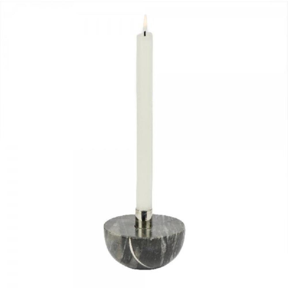 Lambert Kerzenhalter Kerzenständer Emisfero Marmor Grau Halbkugel (10cm)