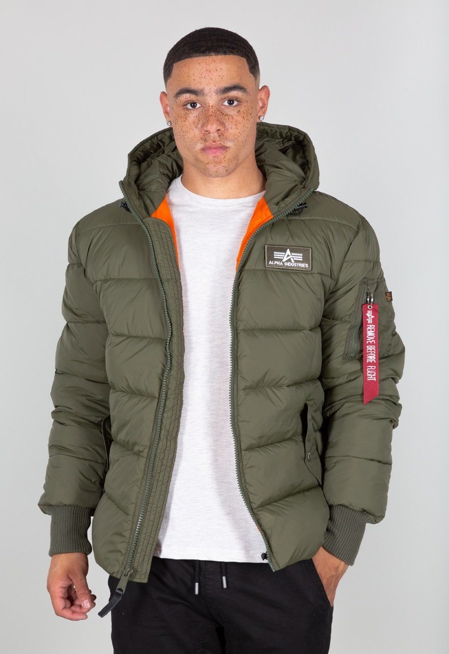 Alpha Industries Winterjacke Hooded Puffer Alpha FD dunkelgrün Herren günstig online kaufen