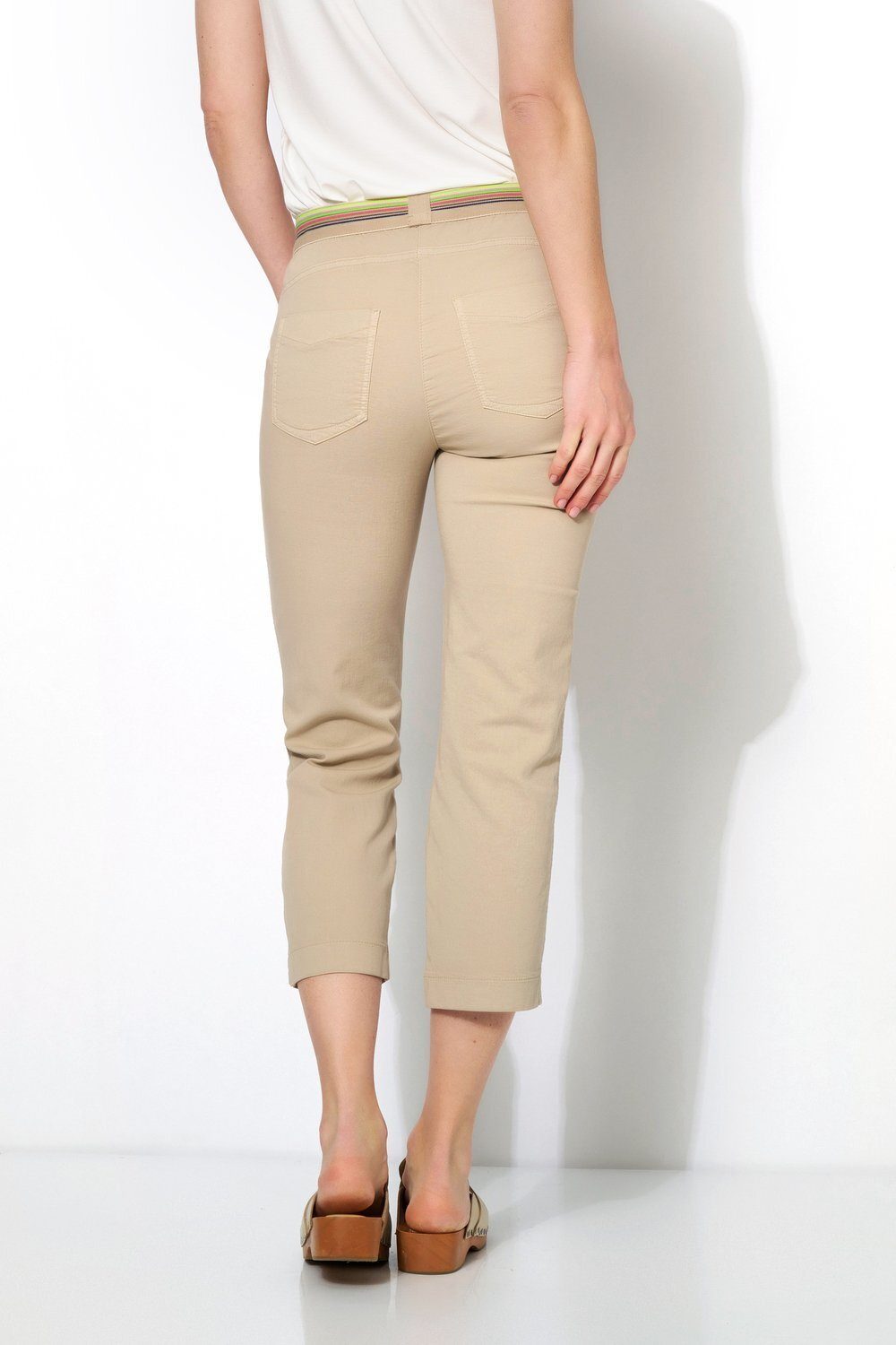 TONI Jogger Gummizug Pants mit beige gestreiftem 726 Sue 