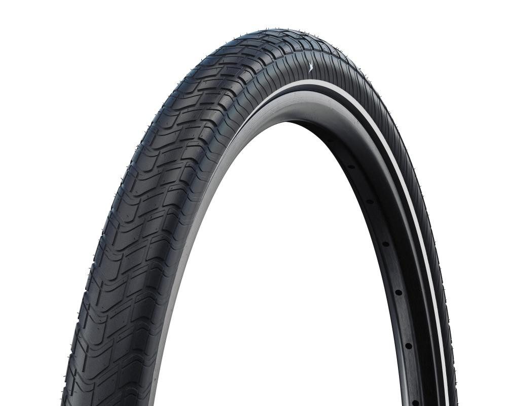 Schwalbe Fahrradreifen Schwalbe Motion Big Apple 55-406 Schwarz/Reflex - komfortabler City-Dr