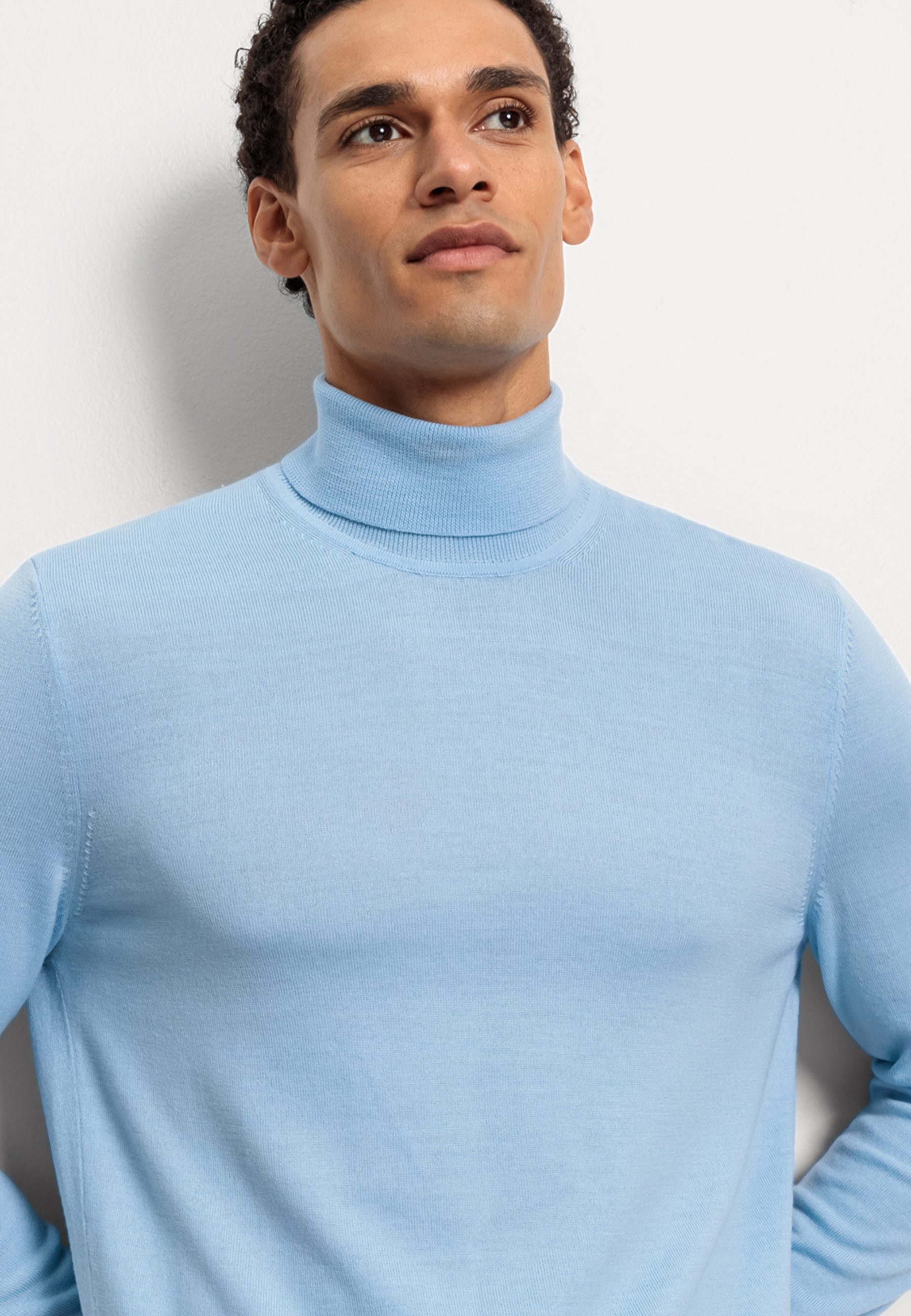 OLYMP Rollkragenpullover OLYMP Casual Strick, Rollkragen