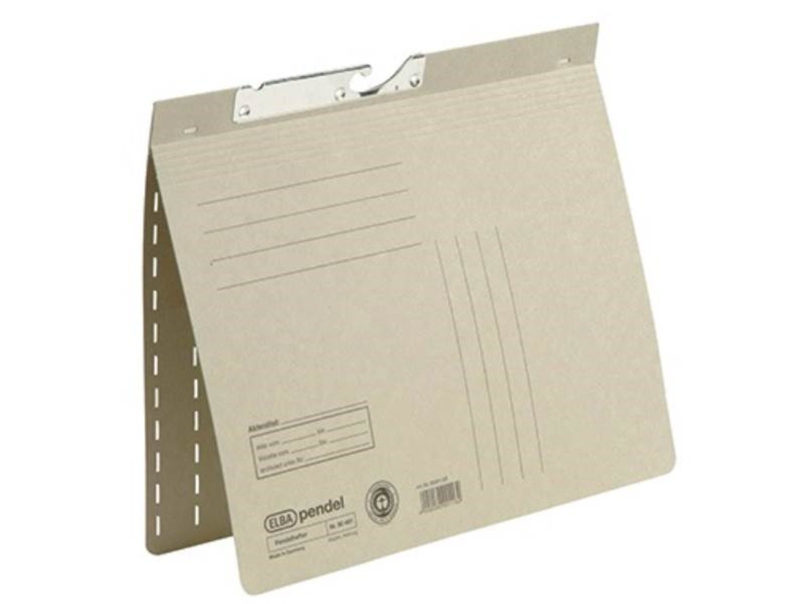 ELBA Hefter ELBA Pendelhefter 100560103 DIN A4 kfm. Heftung 230g Karton grau