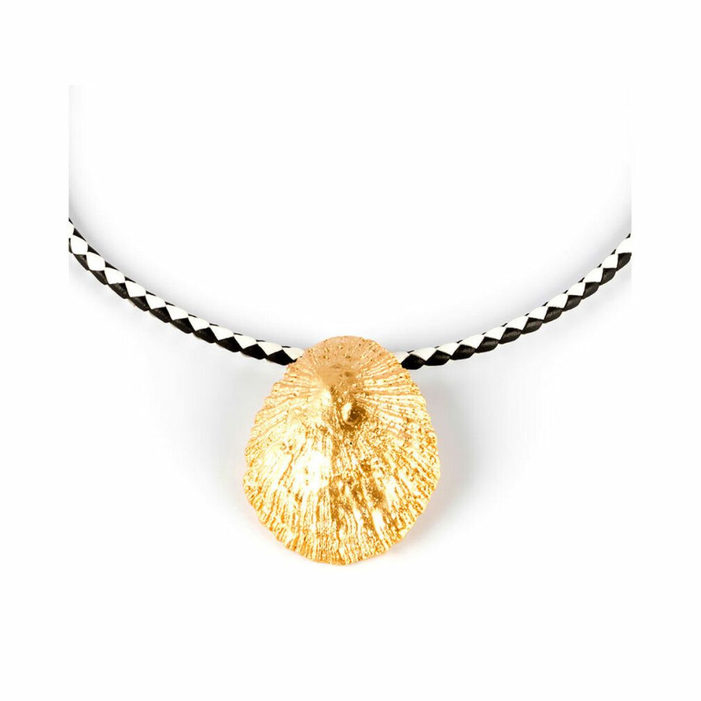 Kette mit Einhänger CALOBRA LUXE BLACK & WHITE necklace #shiny gold 1 u