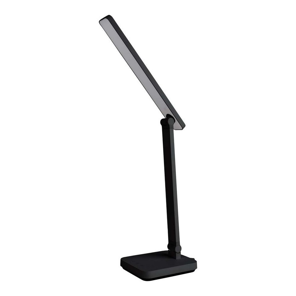 näve Schreibtischlampe, Tischleuchte Schreibtischleuchte schwarz  Touchfunktion Dimmbar CCT USB