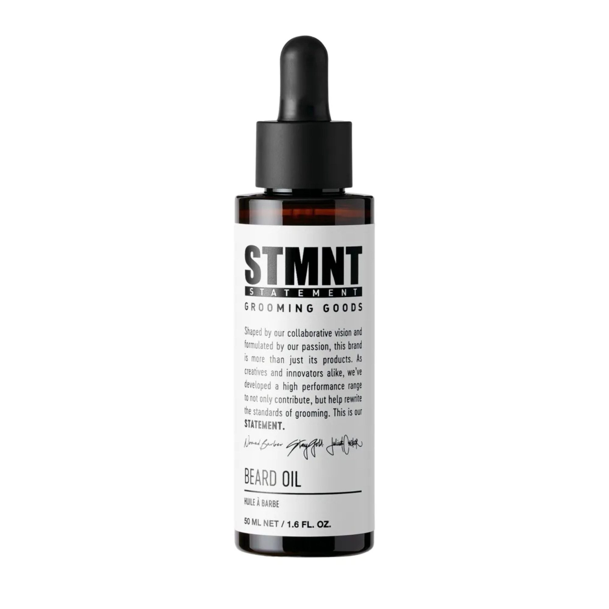 Schwarzkopf Professional Haarstyling-Liquid STMNT Beard Oil 50 ml Bartöl mit natürlichen Ölen, 1-tlg., Haargel - Paste
